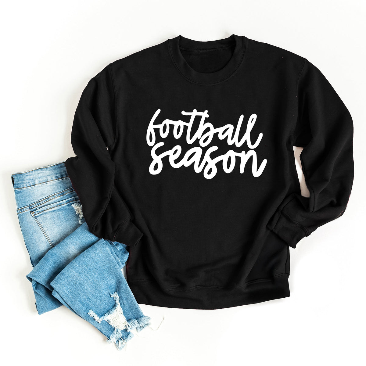 Football Season Cursive - Women's Sweatshirt