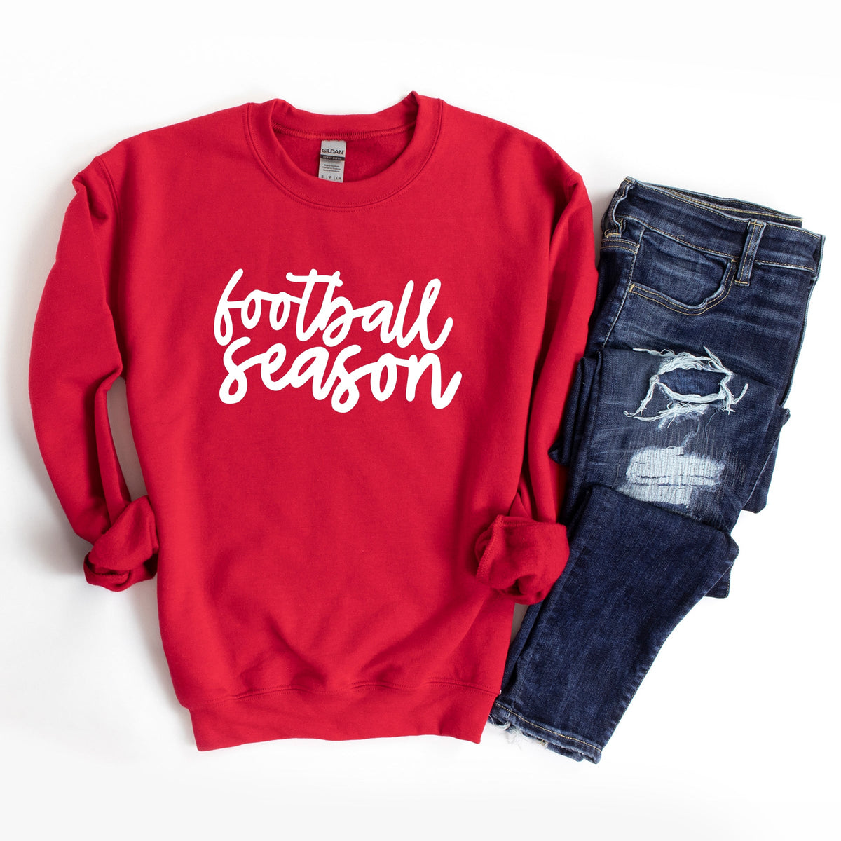 Football Season Cursive - Women's Sweatshirt