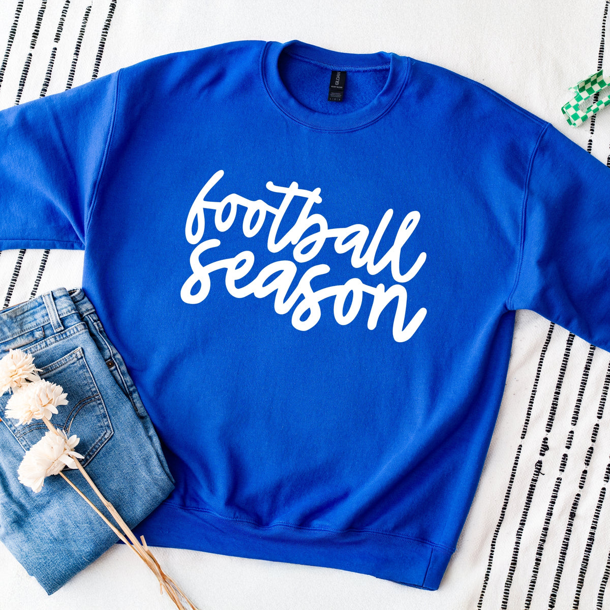 Football Season Cursive - Women's Sweatshirt