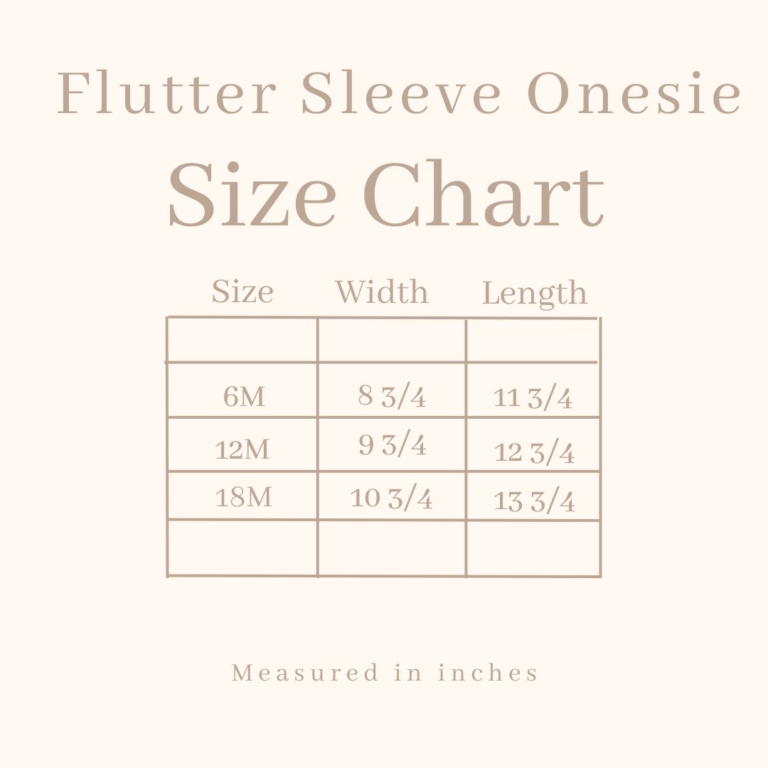 Coquette Strawberry Hearts Watercolor - Baby Flutter Sleeve Bodysuit