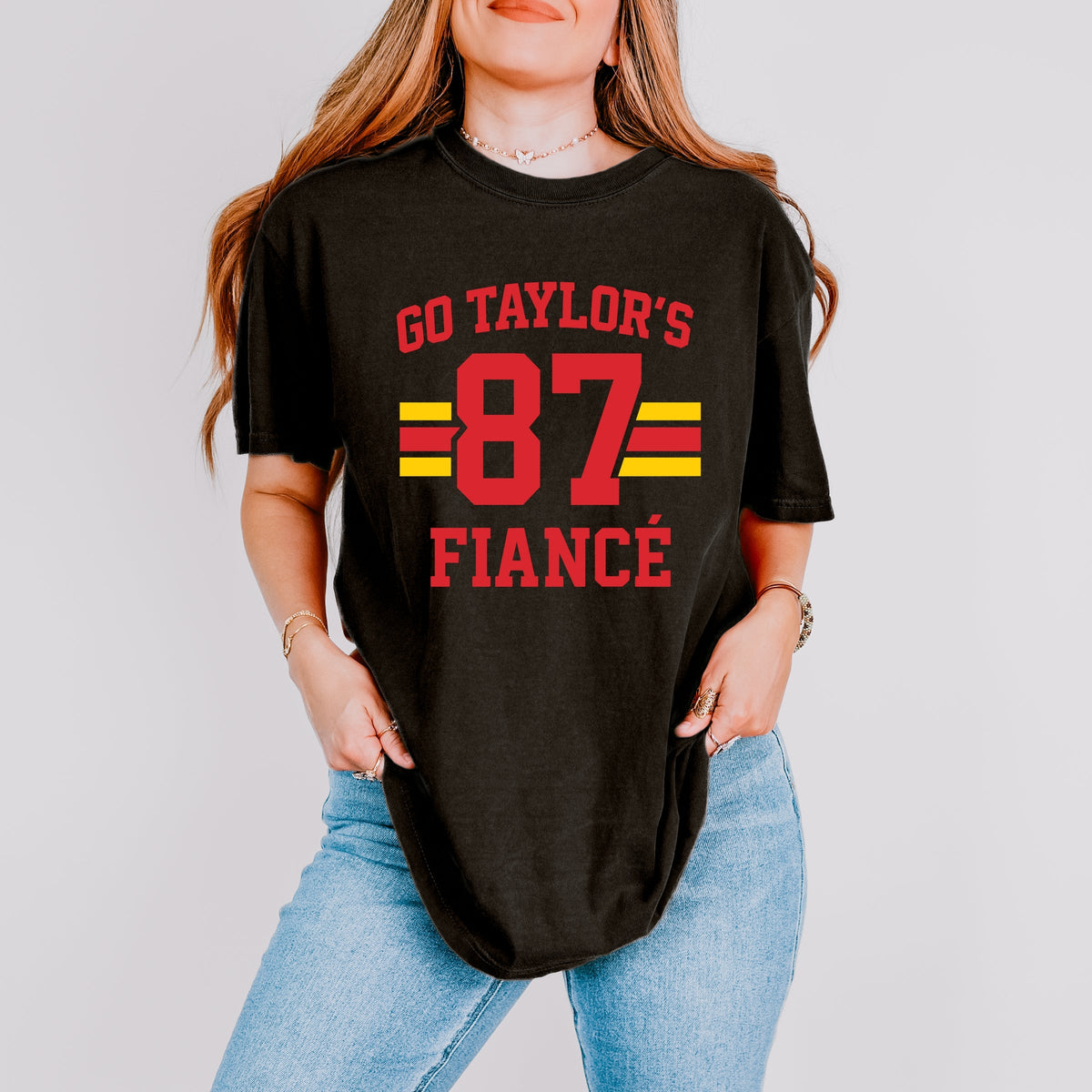 Go Taylor's FiancâˆšÂ© 87 - Women's Garment Dyed Tee