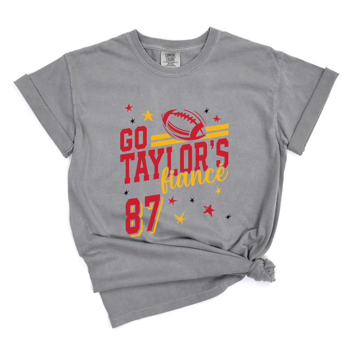 Go Taylor's FiancÃ¢Ë†Å¡Ã‚Â© Red - Womens Garment Dyed Tee