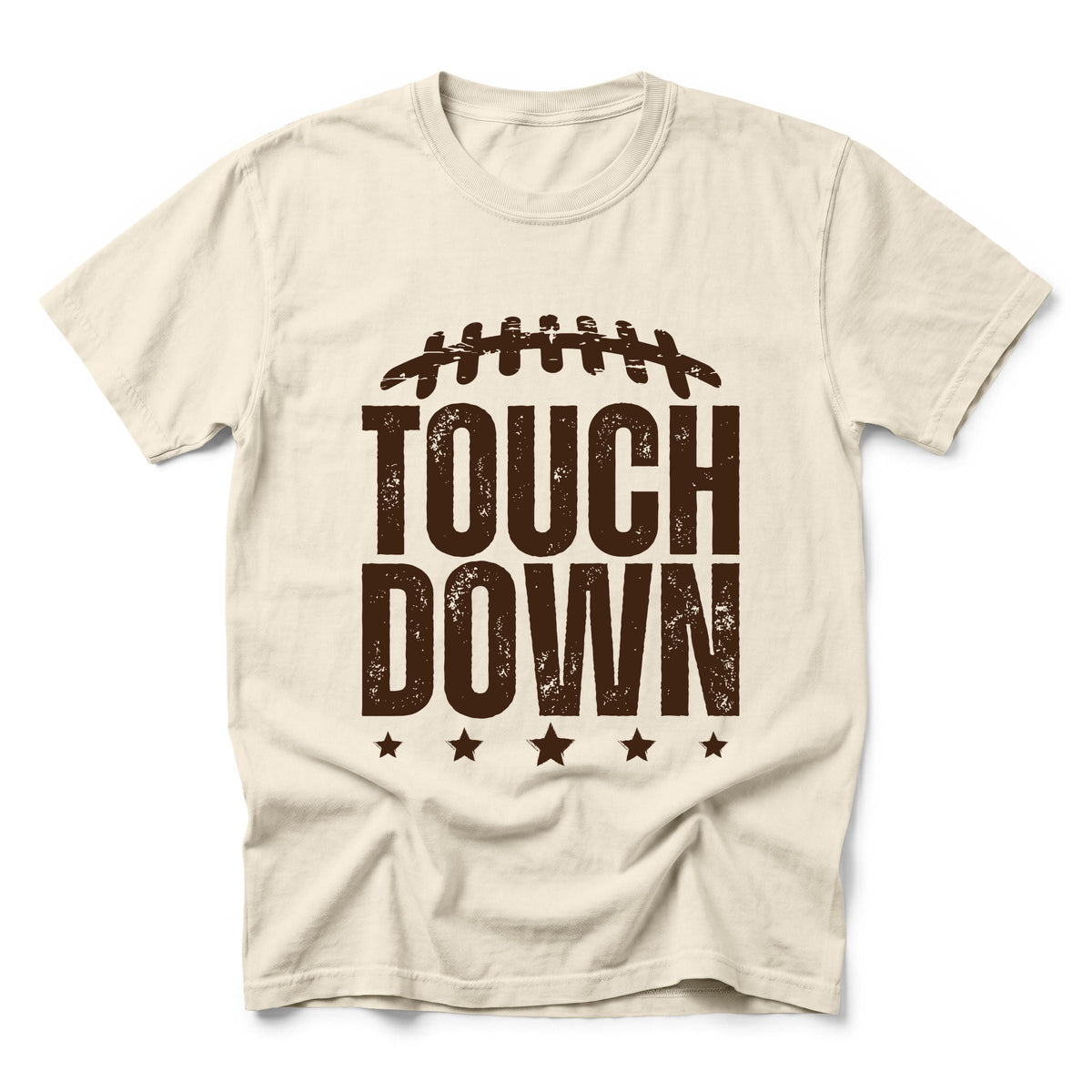 Touch Down Stars - Men's Garment Dyed Graphic T-Shirt