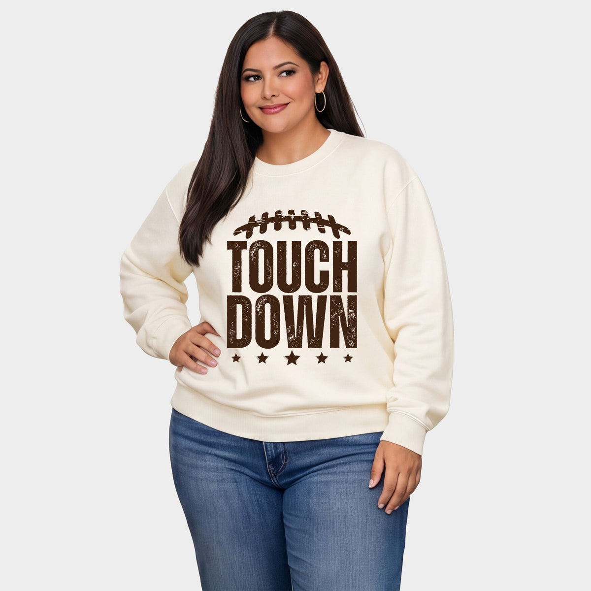 Touch Down Stars -  Women's Plus Sweatshirt