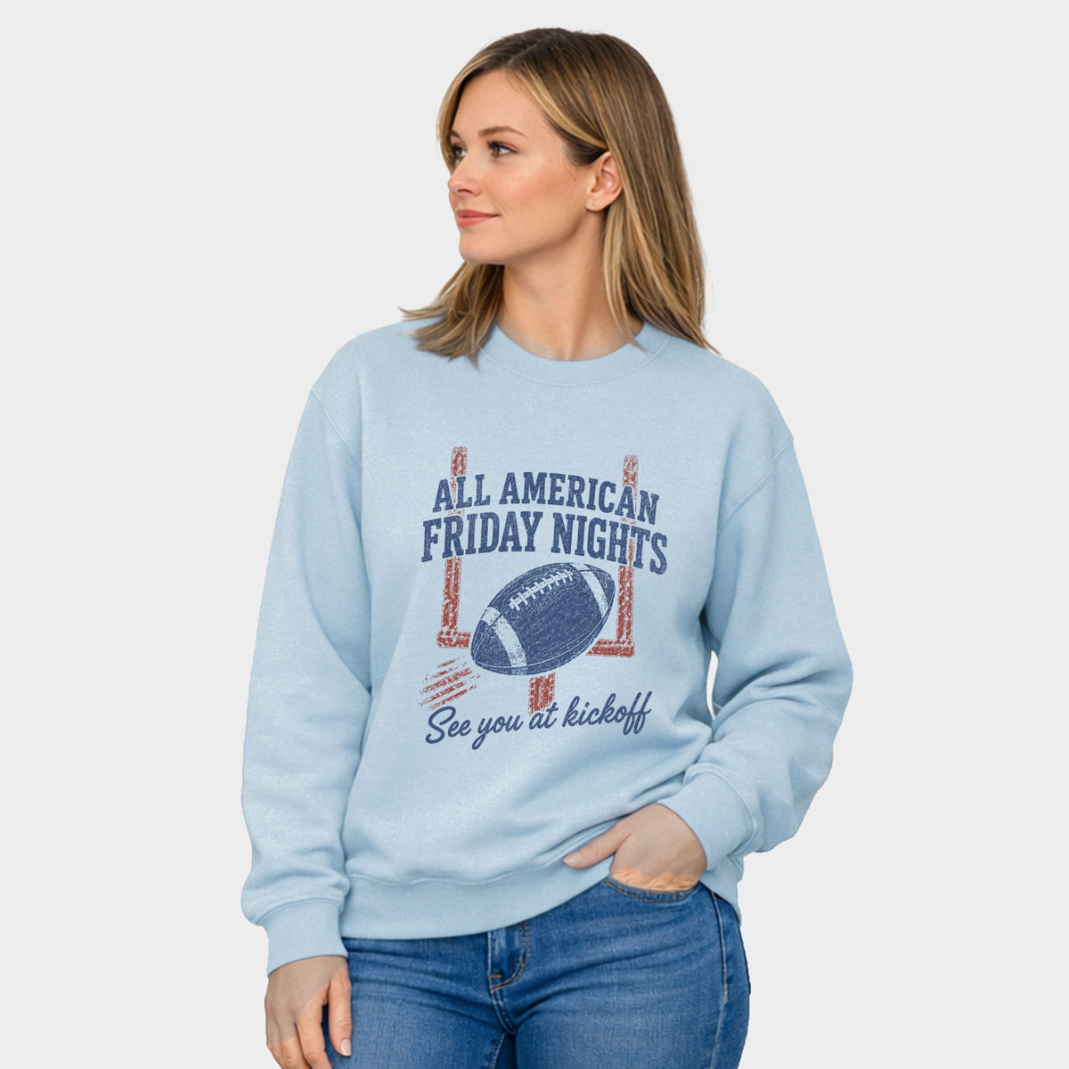 All American Friday Nights -  Women's Graphic Sweatshirt