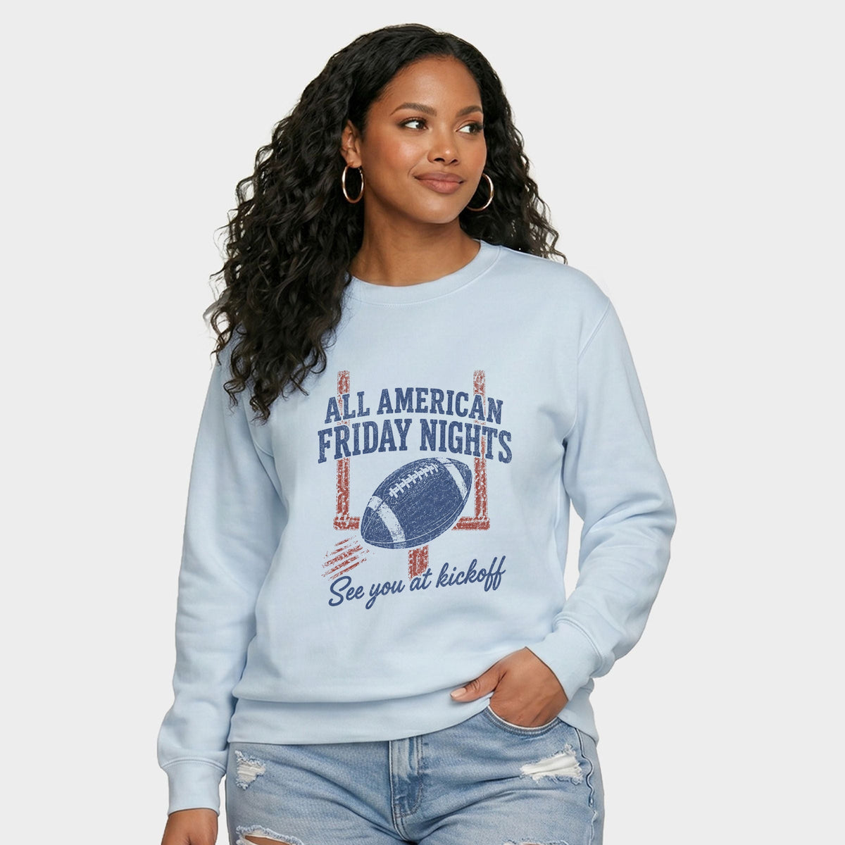 All American Friday Nights -  Women's Graphic Sweatshirt