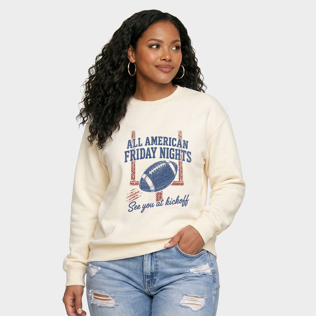 All American Friday Nights -  Women's Graphic Sweatshirt