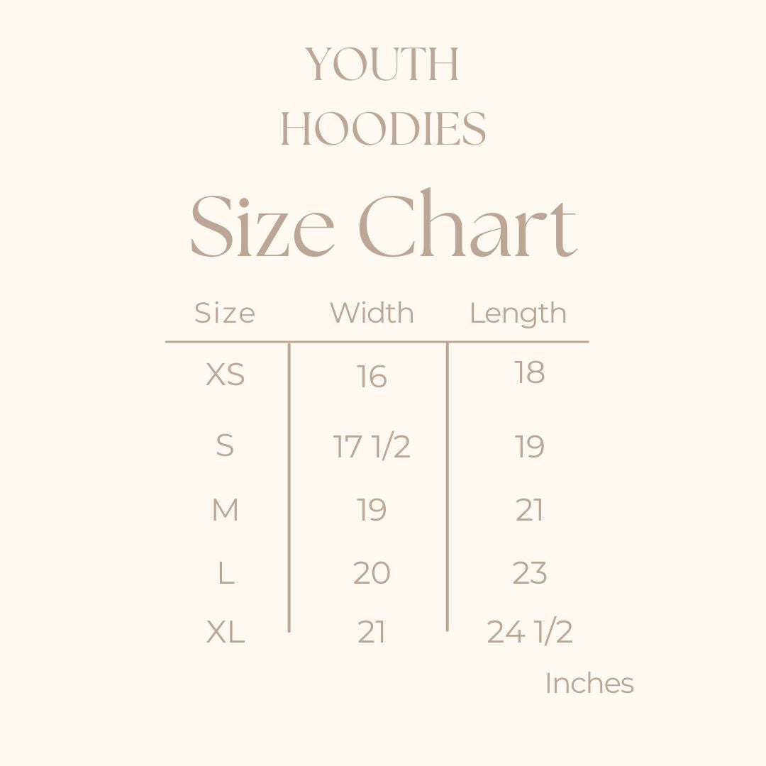 Merry Outline Puff  - Youth Graphic Hoodie