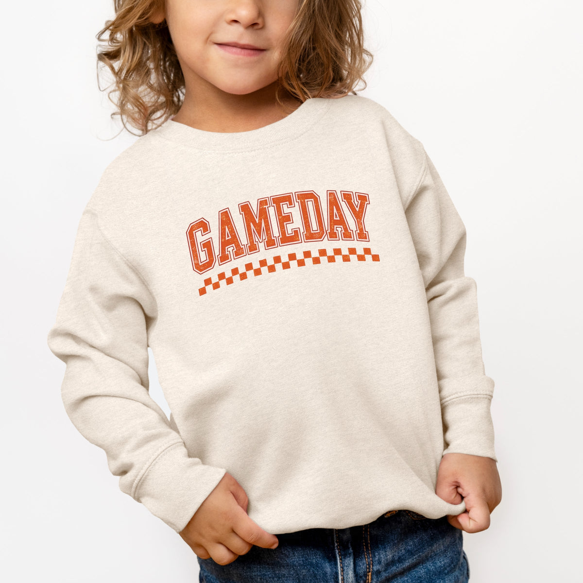 Gameday Varsity Checkers - Toddler Graphic Sweatshirt