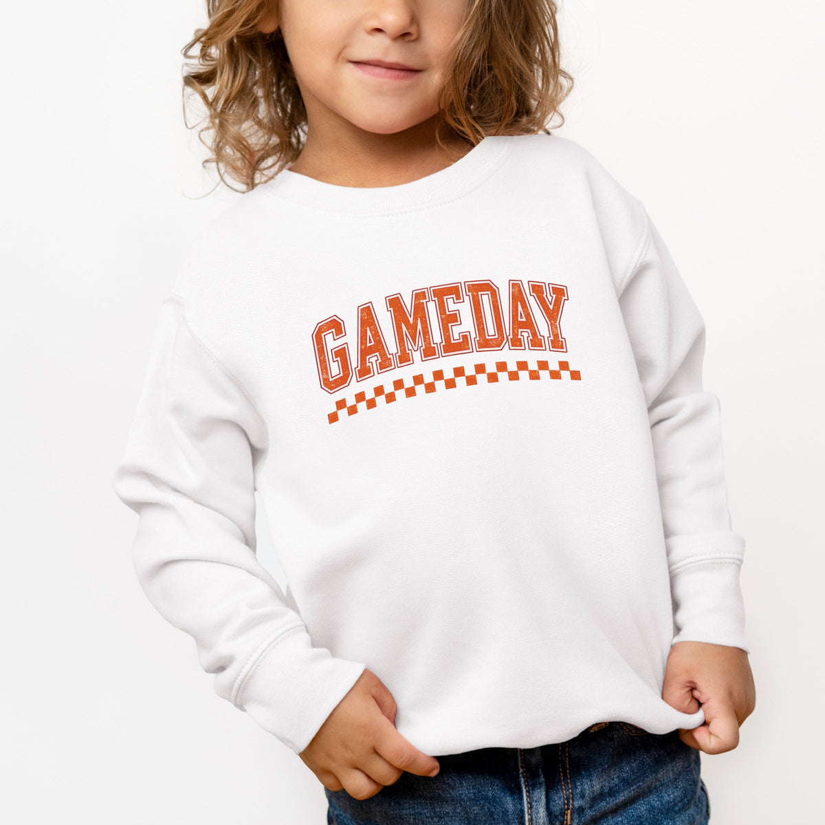 Gameday Varsity Checkers - Toddler Graphic Sweatshirt