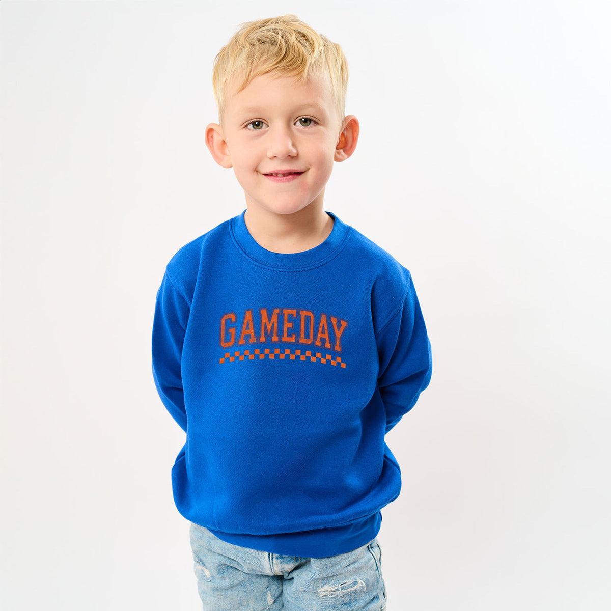 Gameday Varsity Checkers - Toddler Graphic Sweatshirt