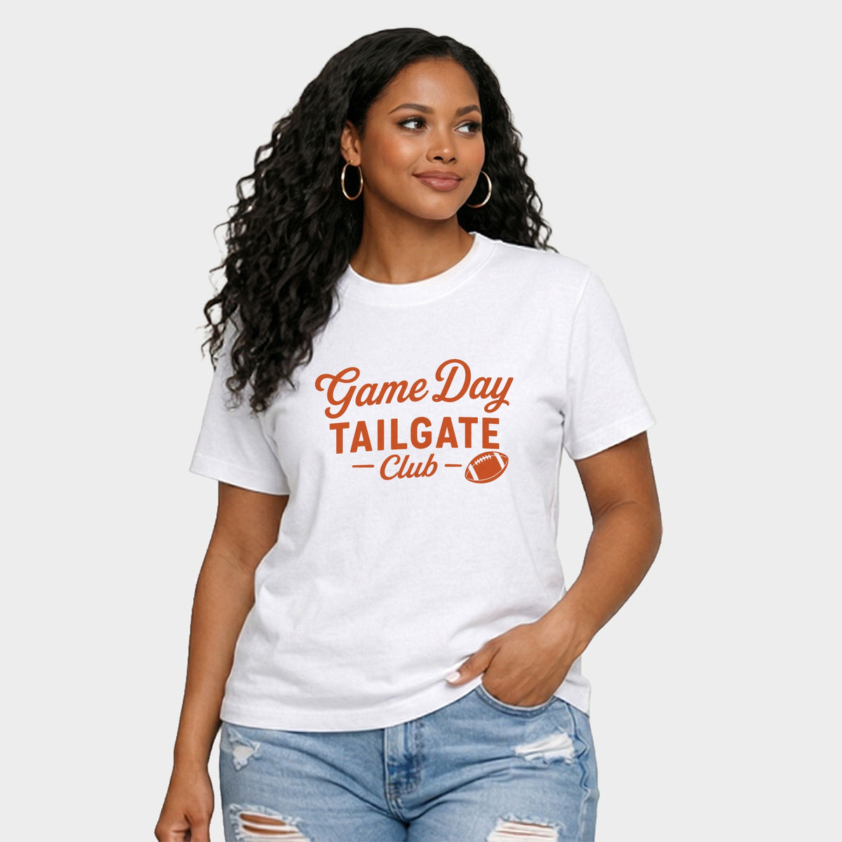 Game Day Tailgate Club - Women's Relaxed Boxy Tee