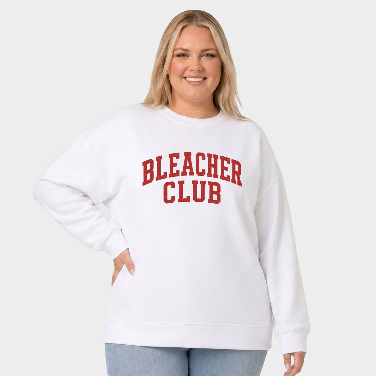 Bleacher Club - Women's Plus Sized Graphic Sweatshirt