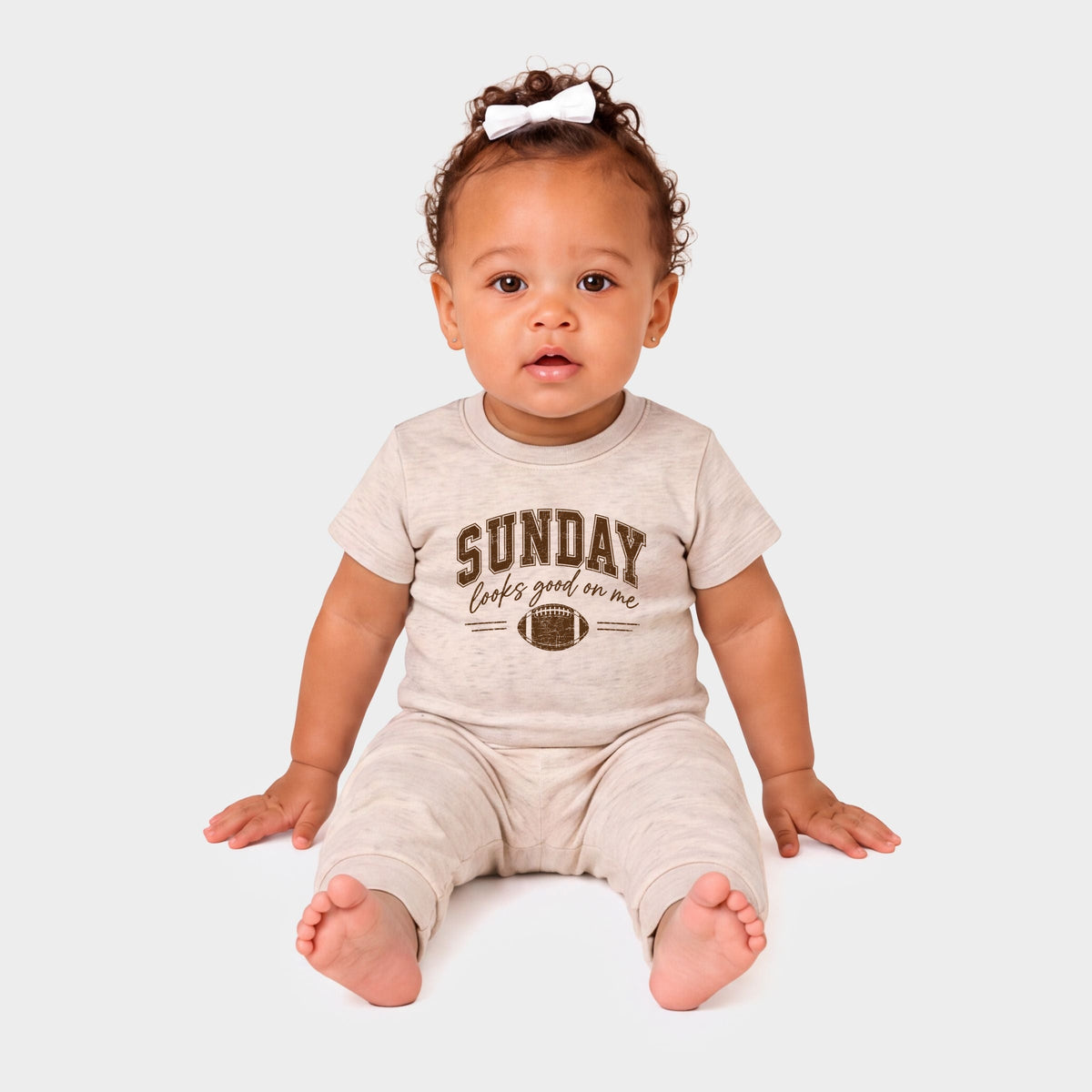Sunday Looks Good On Me - Infant Jogger Pant Crew Set