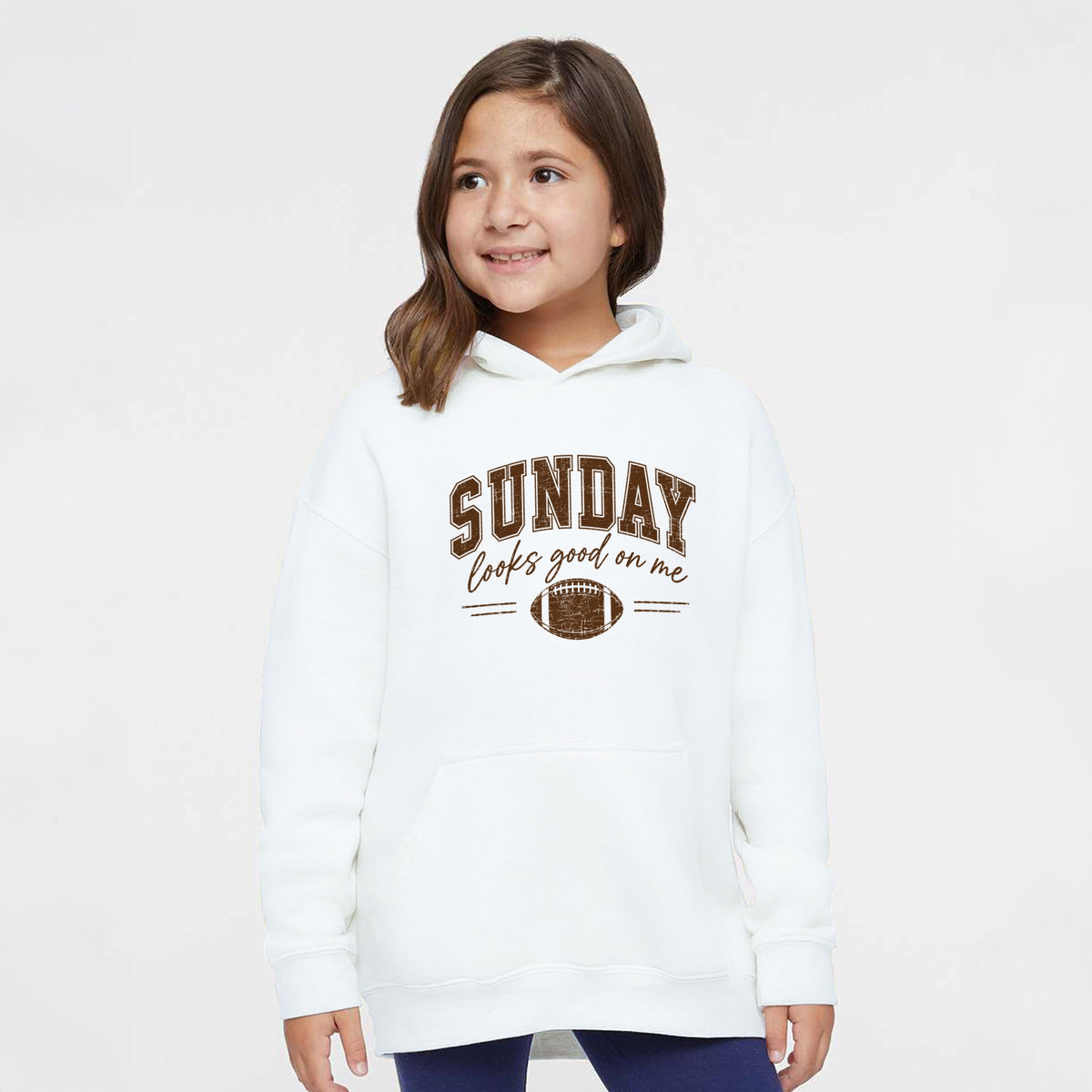 Sunday Looks Good On Me - Youth Graphic Hoodie