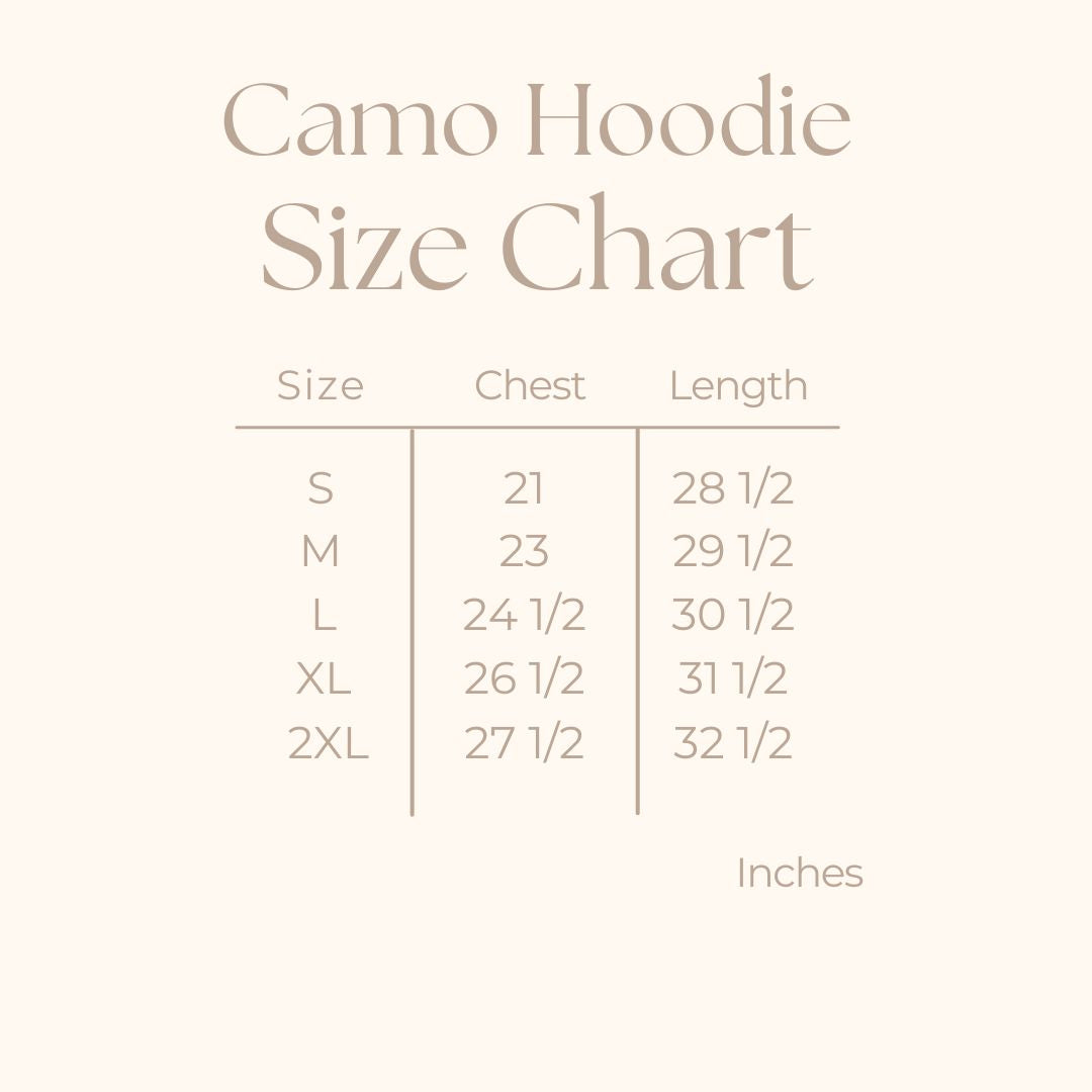 Embroidered Homebody Cursive - Camo Hoodie