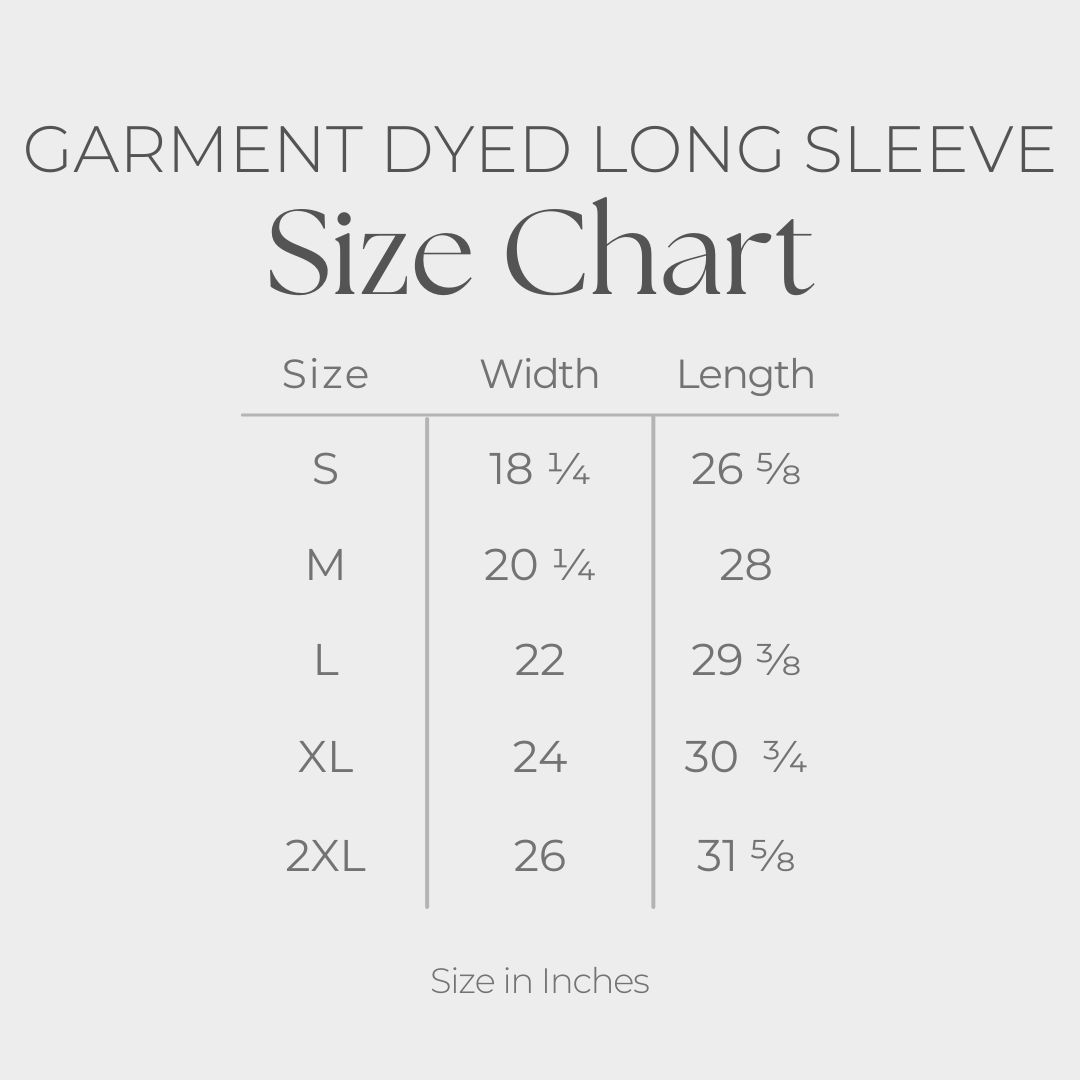Cozy Season Multi - Women's Garment Dyed Long Sleeve Graphic T-Shirt