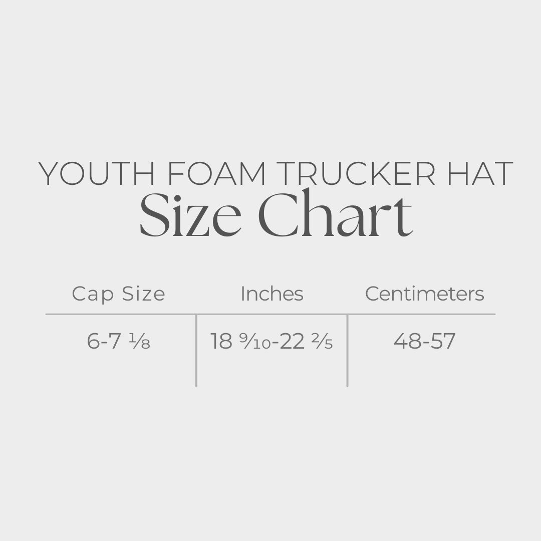 Embroidered Little Dude - Youth Graphic Foam Trucker Hat