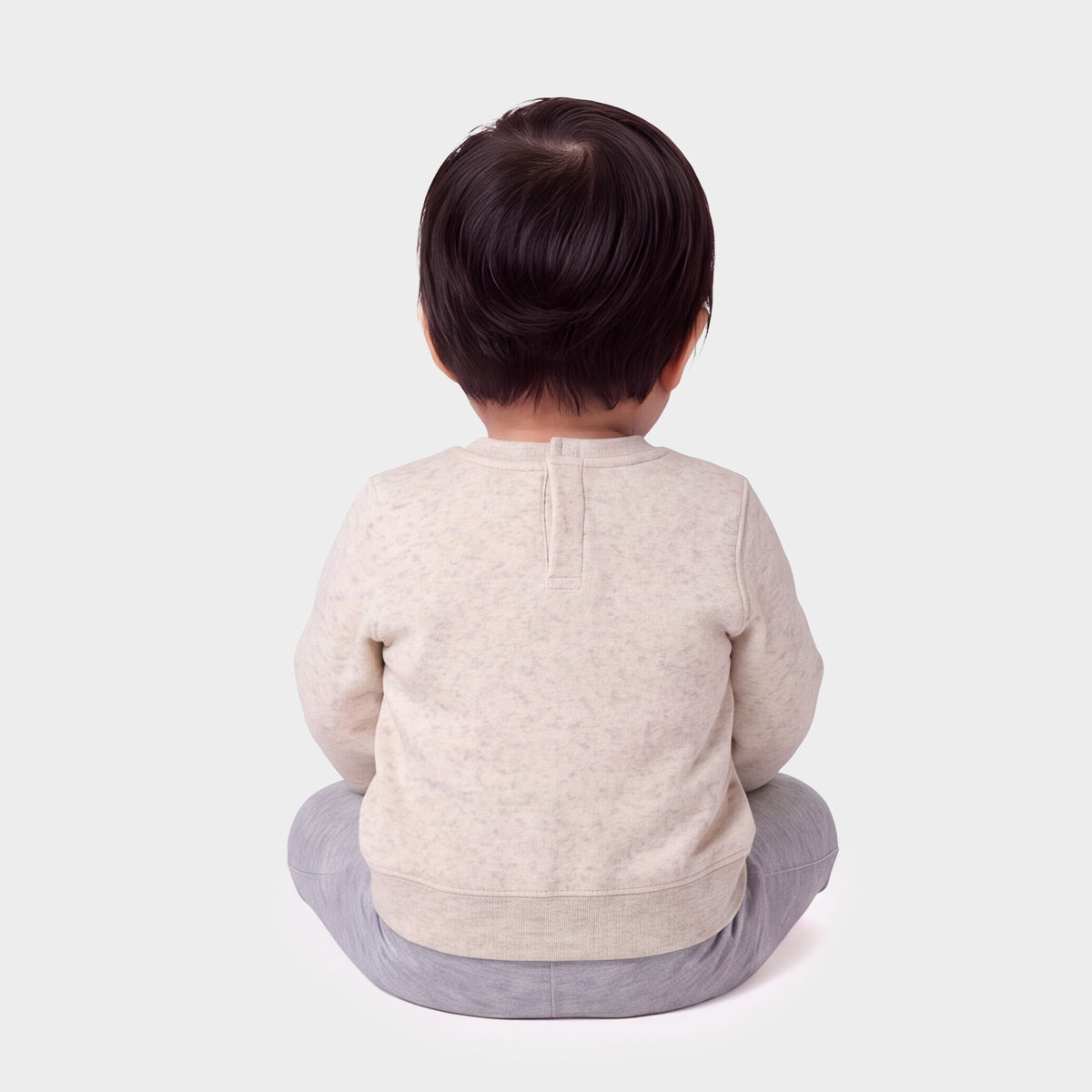 Halloween Character Clothesline - Infant Crew Fleece Sweatshirt