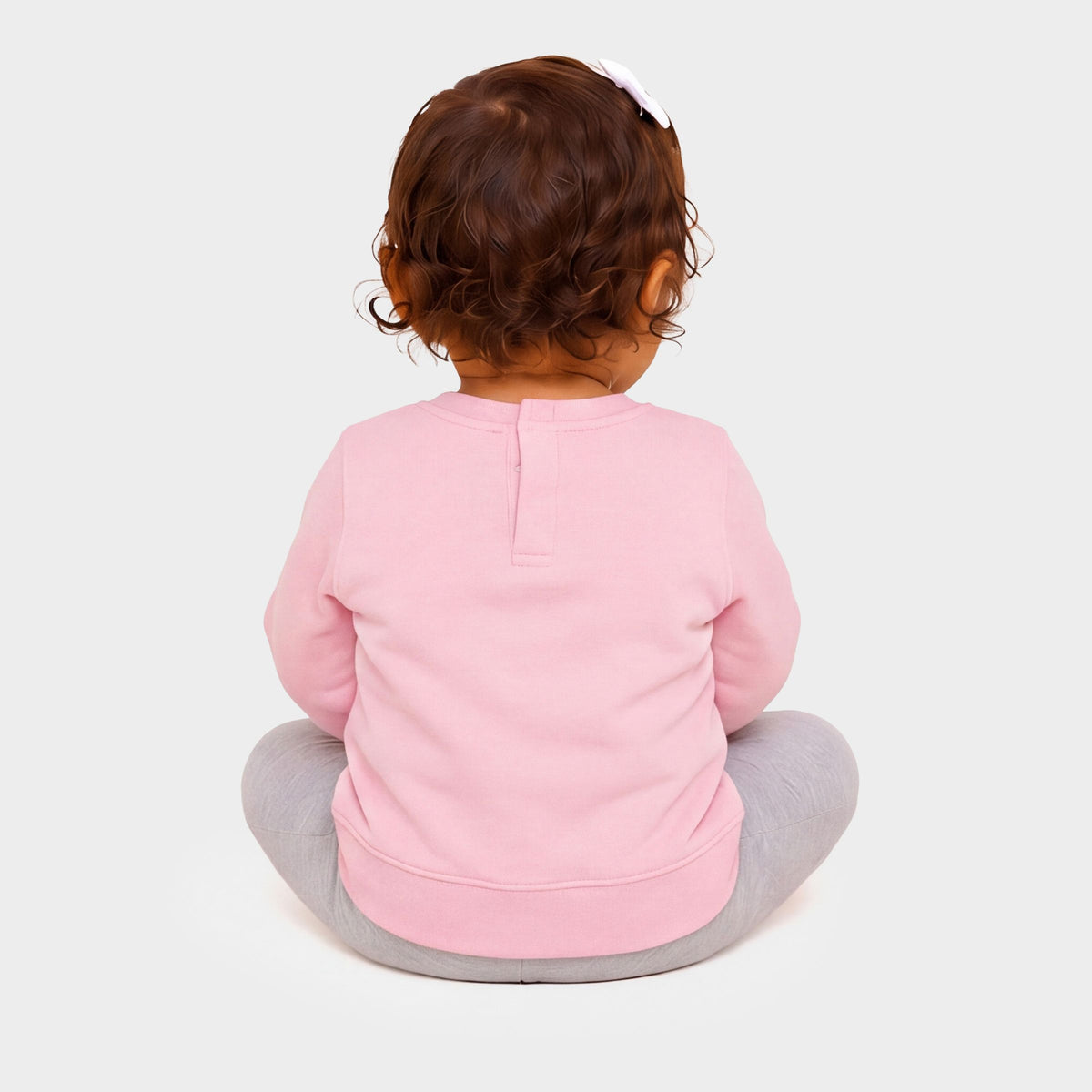 Halloween Character Clothesline - Infant Crew Fleece Sweatshirt