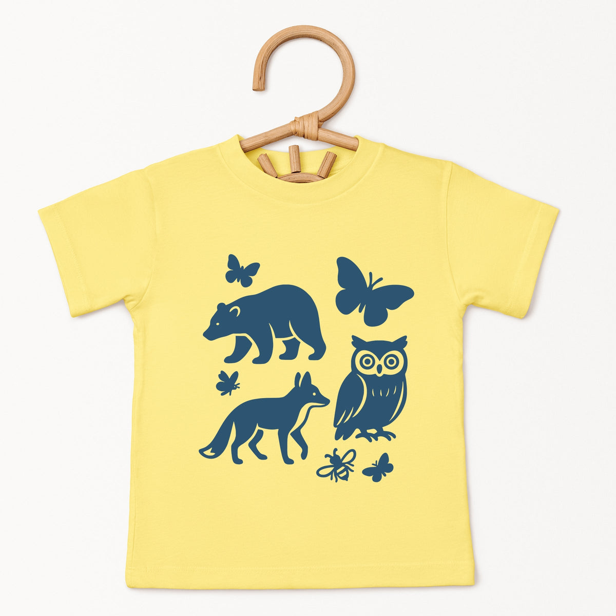 Woodsy Animals - Toddler Short Sleeve Graphic T-Shirt