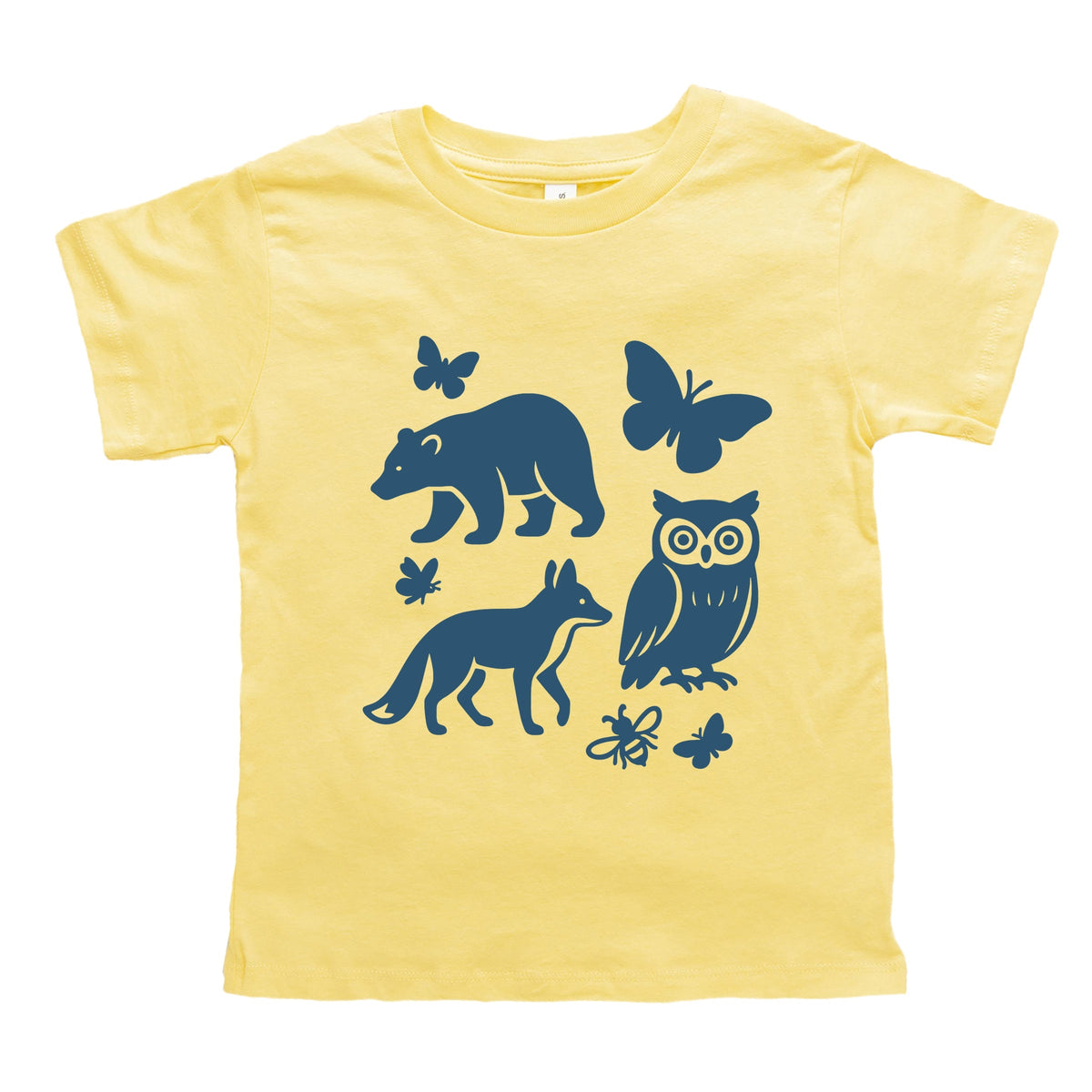 Woodsy Animals - Toddler Short Sleeve Graphic T-Shirt