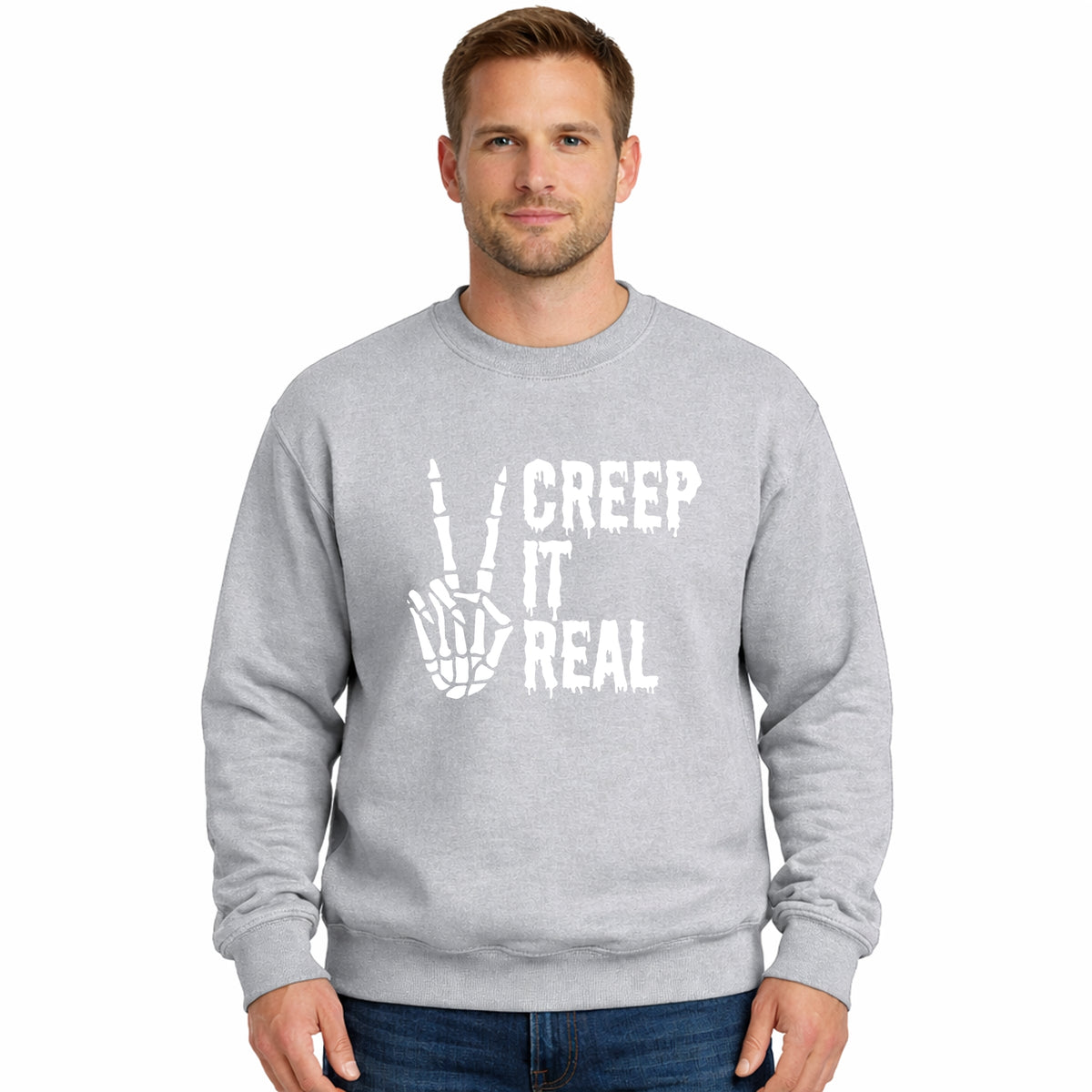 Creep It Real Peace - Men's Graphic Sweatshirt