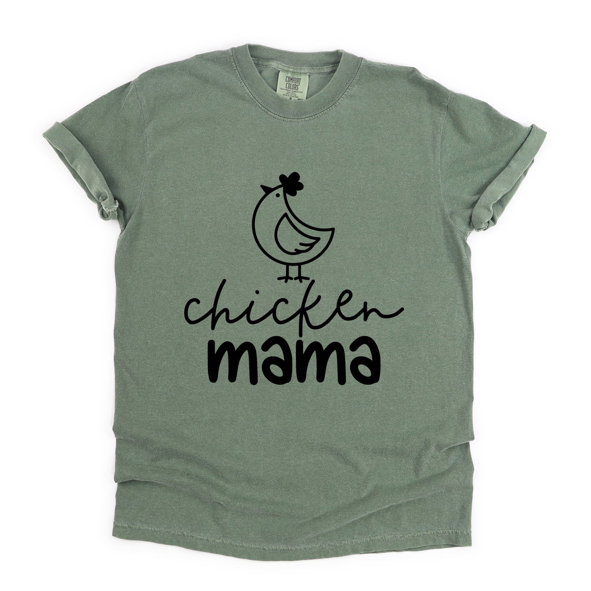 Chicken Mama - Women's Garment Dyed Graphic T-Shirt