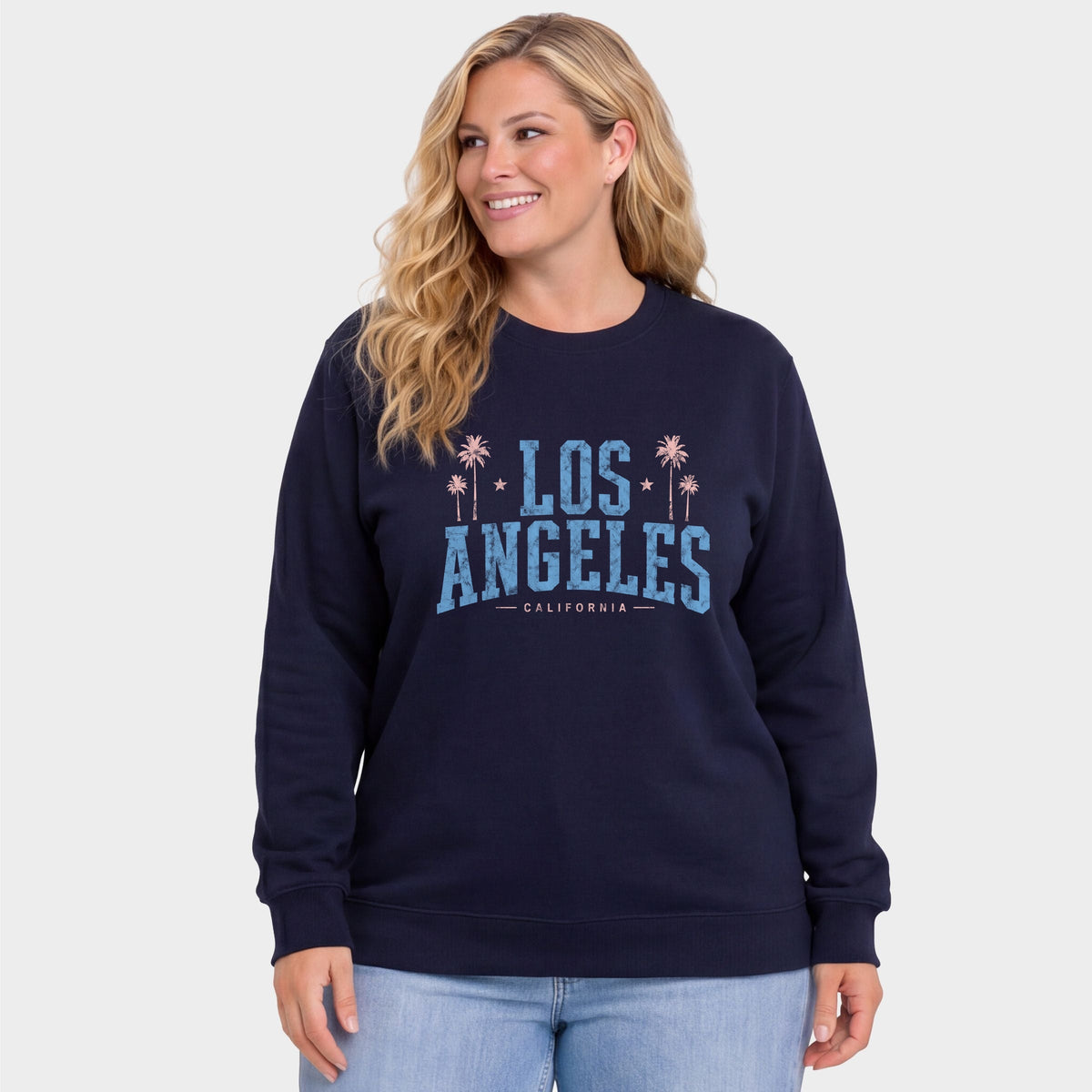 Los Angeles California - Women's Plus Sized Graphic Sweatshirt