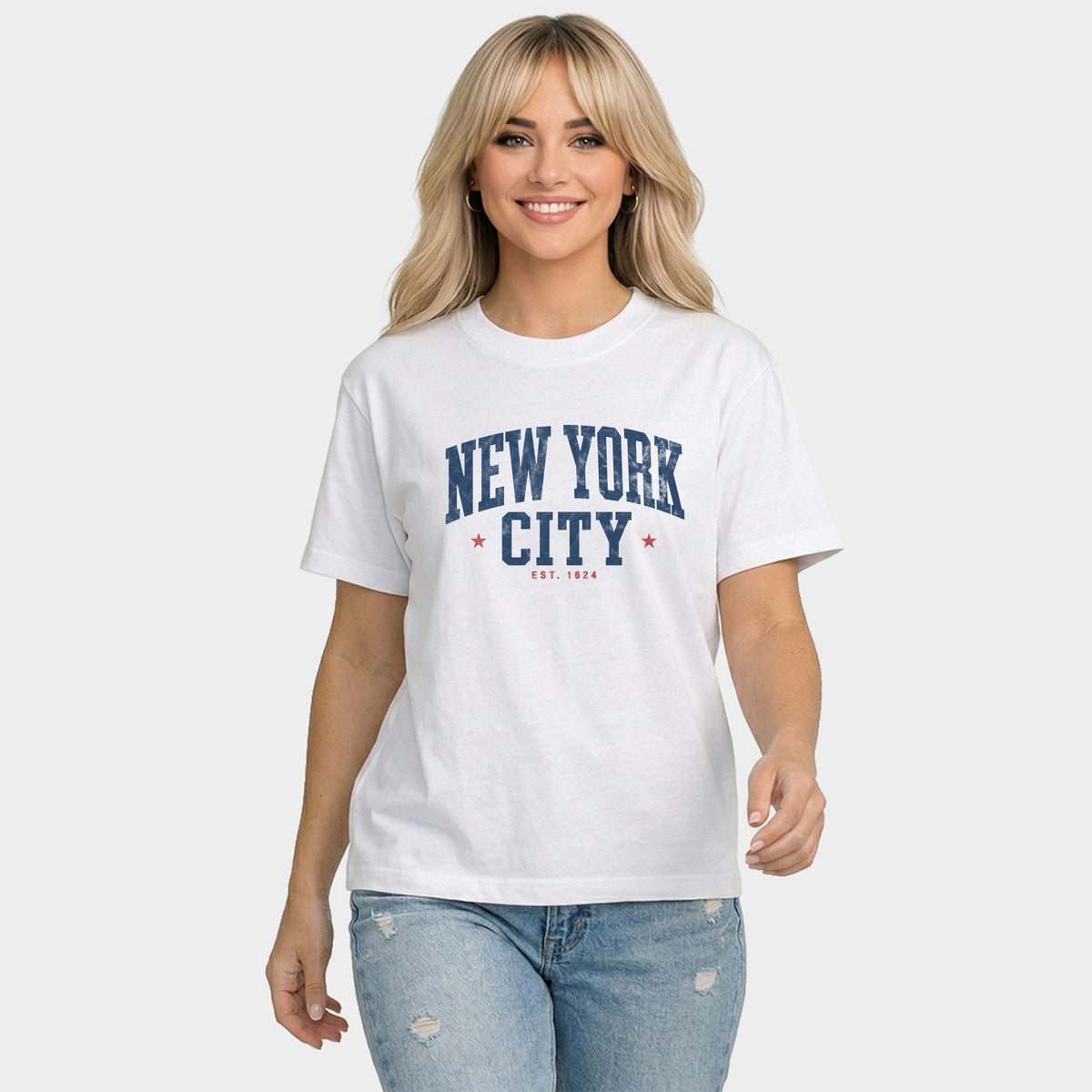 New York City Varsity Stars - Women's Relaxed Boxy Tee