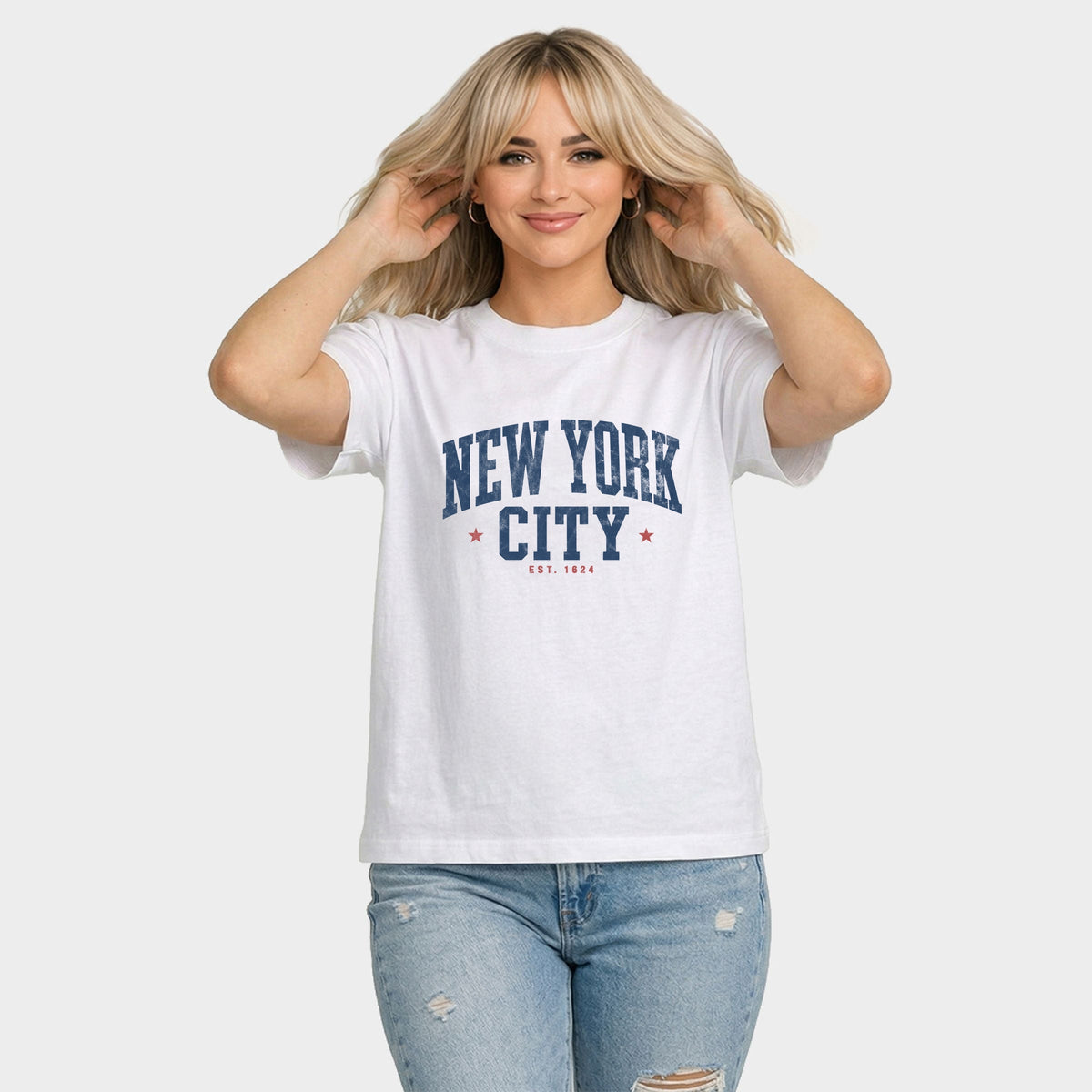 New York City Varsity Stars - Women's Relaxed Boxy Tee