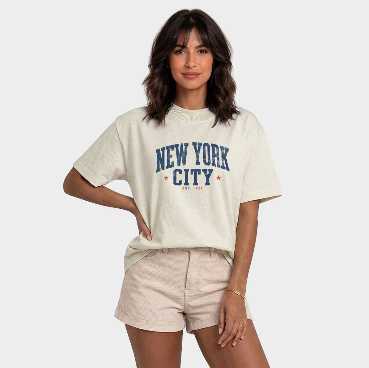 New York City Varsity Stars - Women's Relaxed Boxy Tee