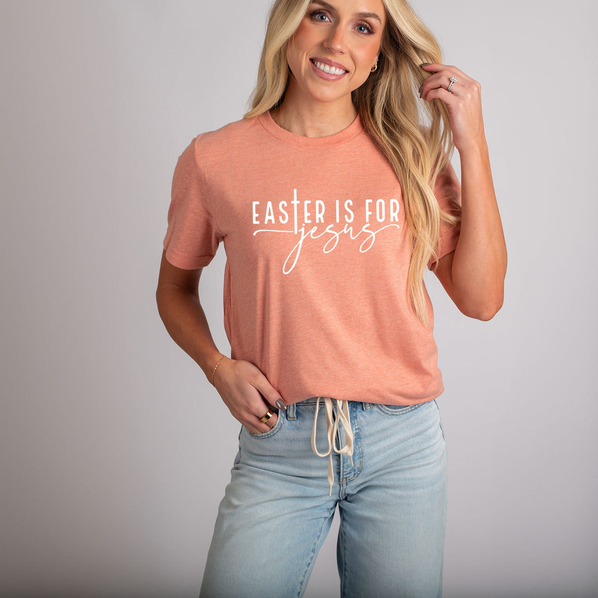 Easter Is For Jesus - Women's Short Sleeve Graphic T-Shirt