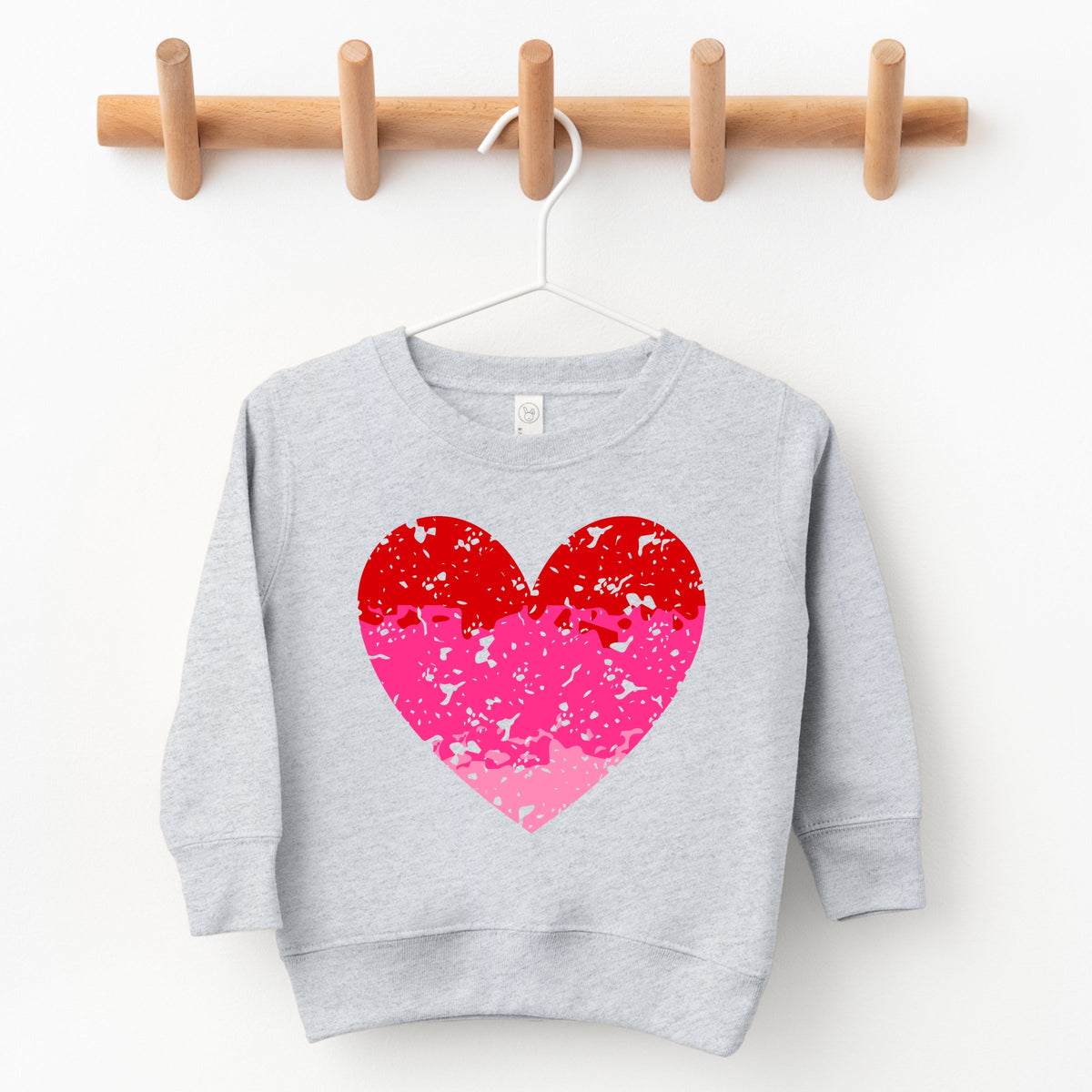 Heart Ombre - Toddler Graphic Sweatshirt