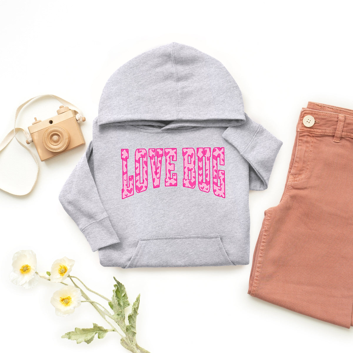 Love Bug Hearts - Youth Graphic Hoodie