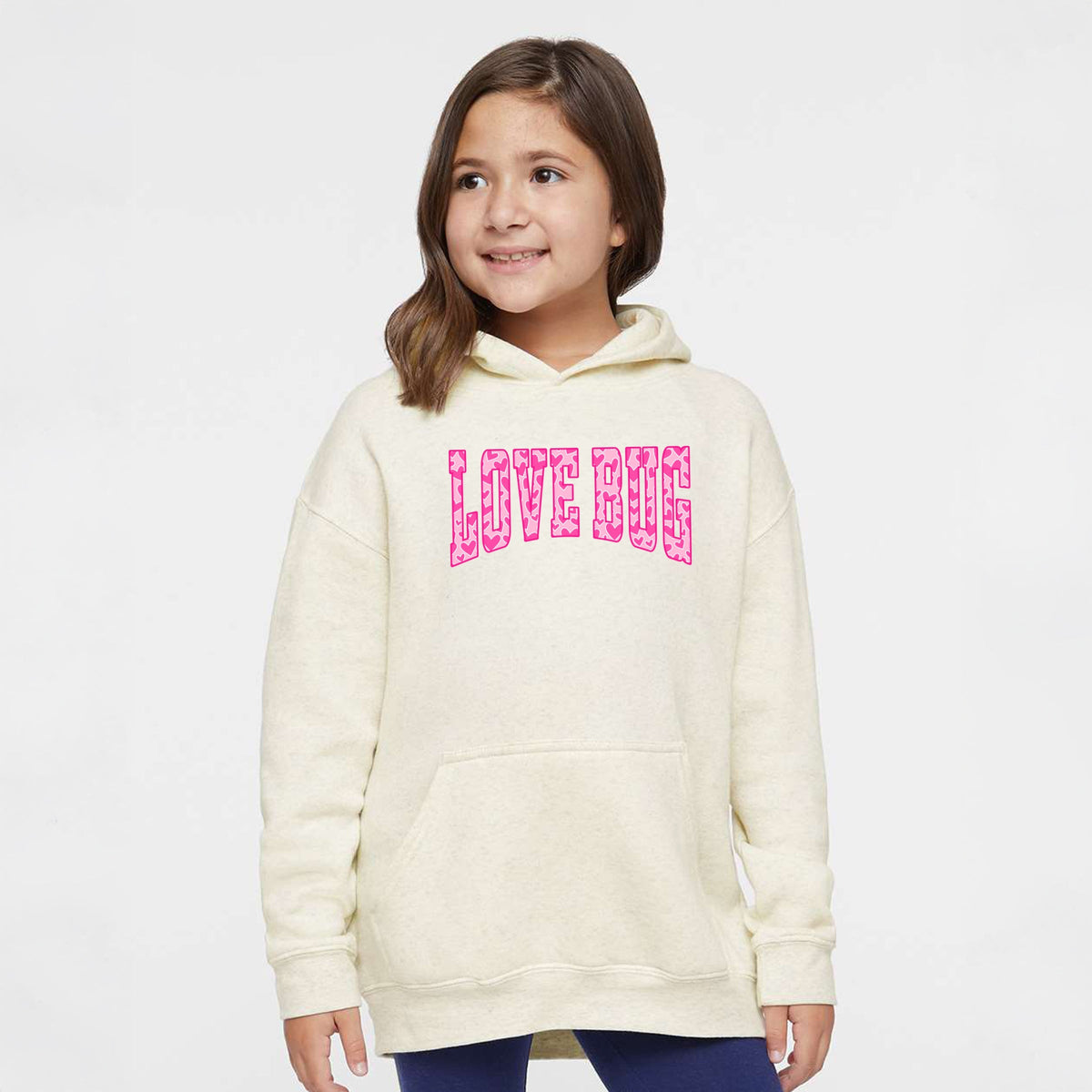 Love Bug Hearts - Youth Graphic Hoodie