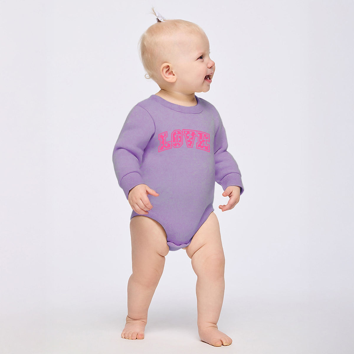 Love Varsity Hearts - Infant Fleece BodySuit
