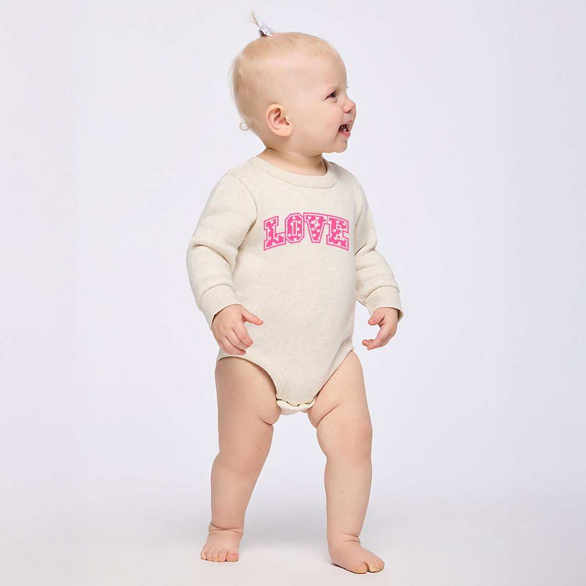 Love Varsity Hearts - Infant Fleece BodySuit