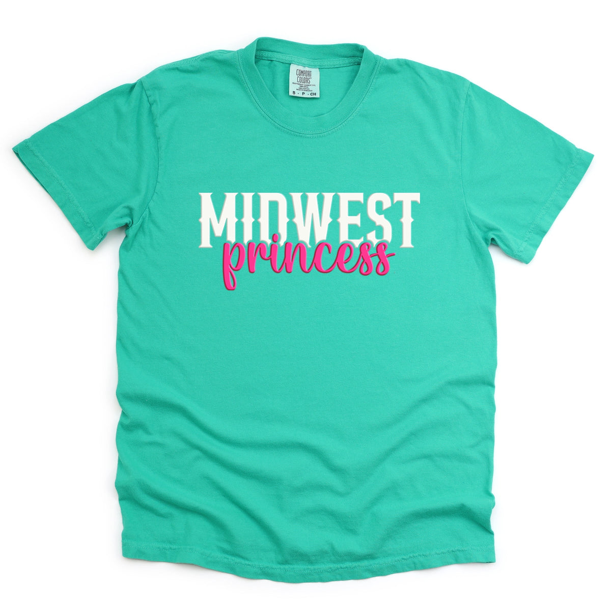 Midwest Princess Puff - Women's Garment Dyed Graphic T-Shirt