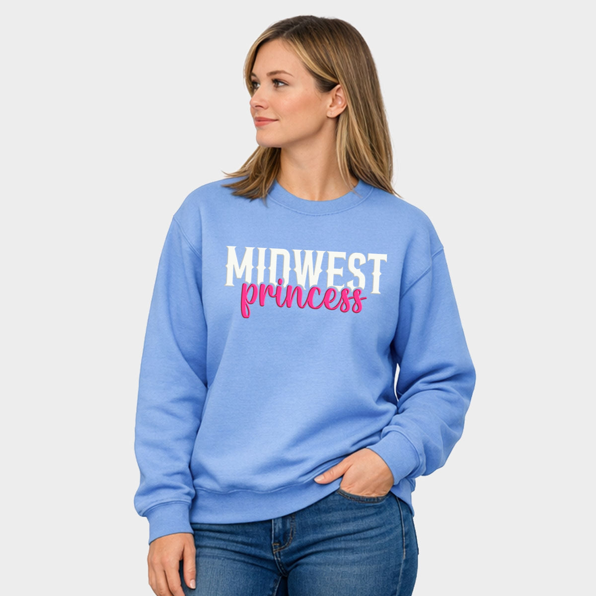Midwest Princess Puff - Women's Graphic Sweatshirt