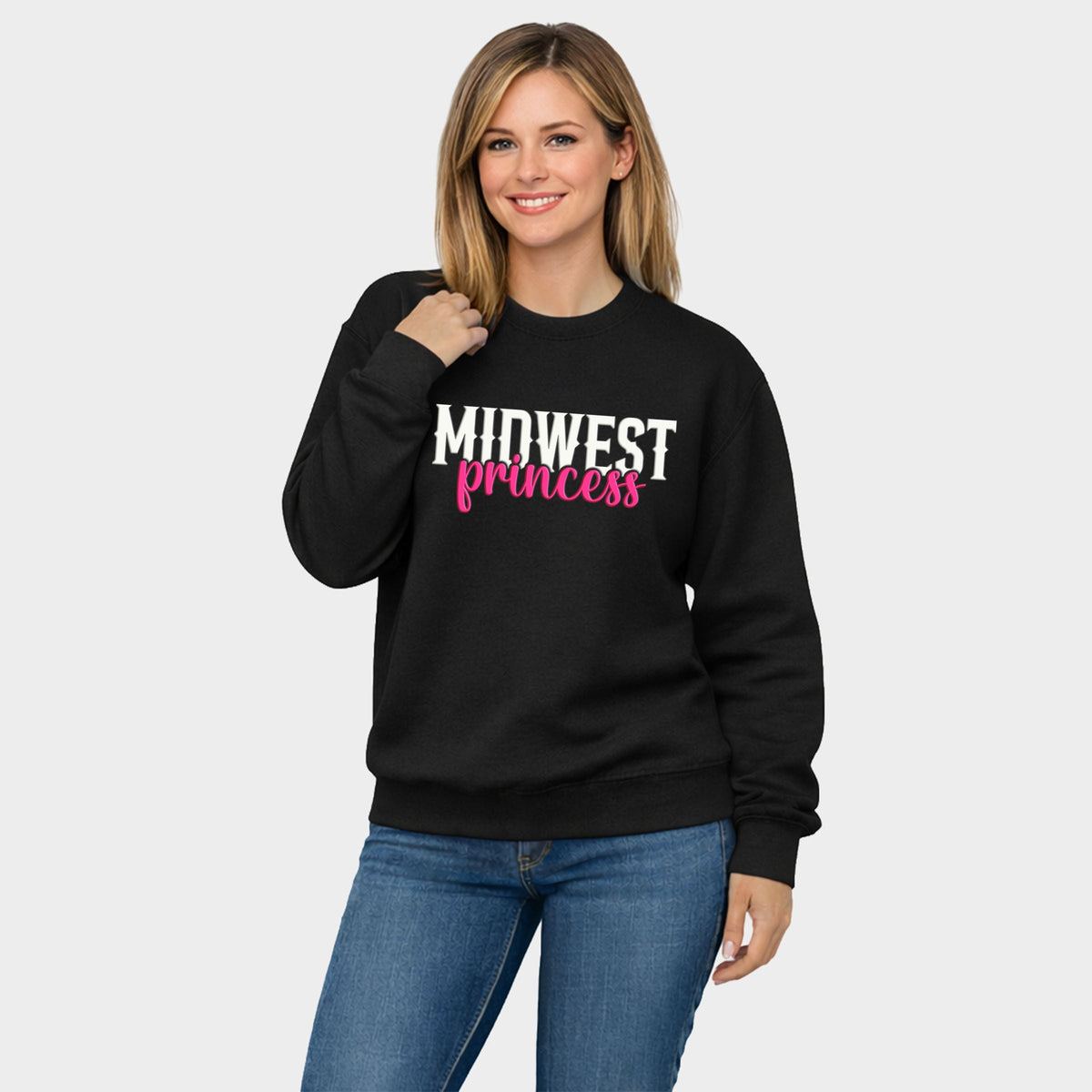 Midwest Princess Puff - Women's Graphic Sweatshirt