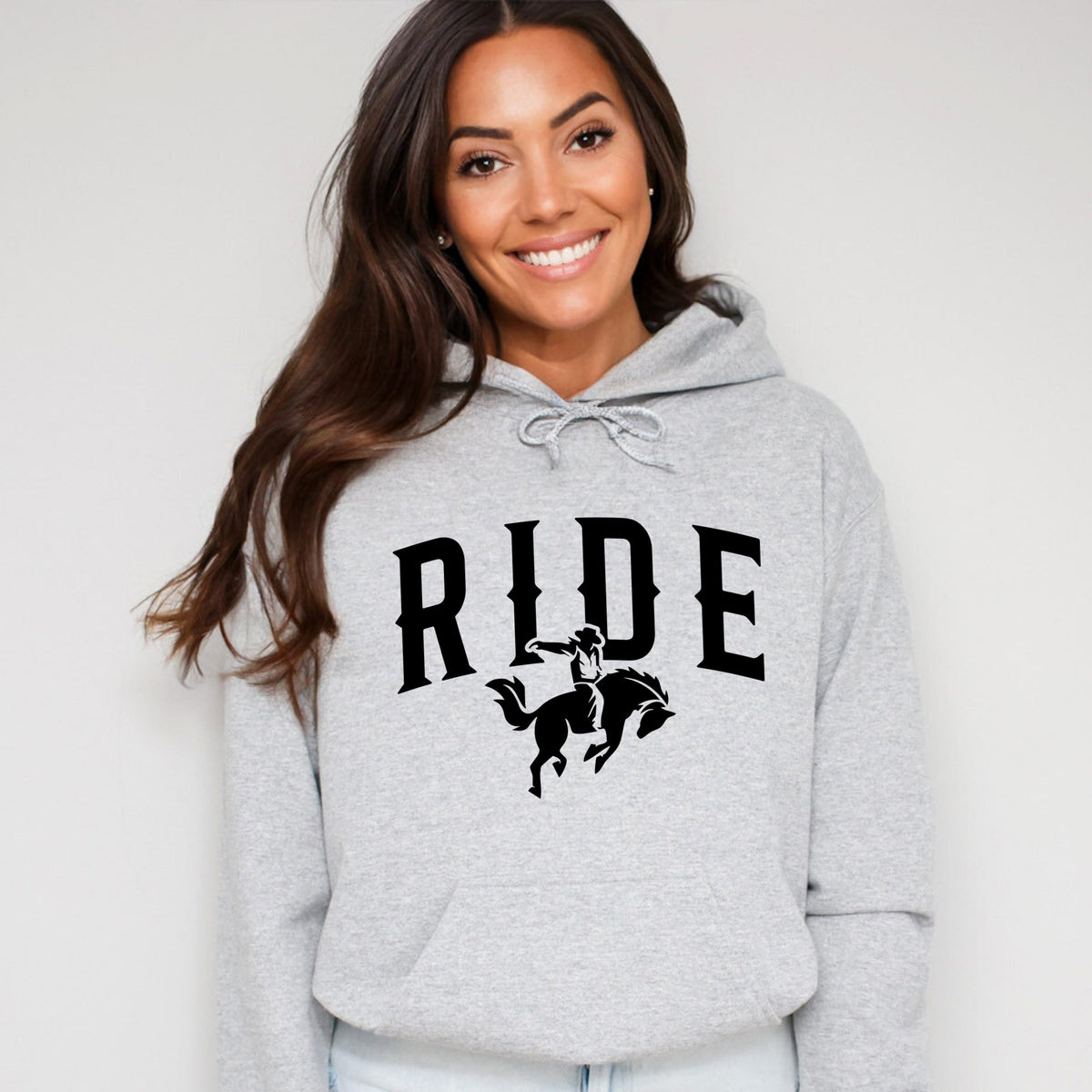 Ride Cowboy Arched - Women's Graphic Hoodie