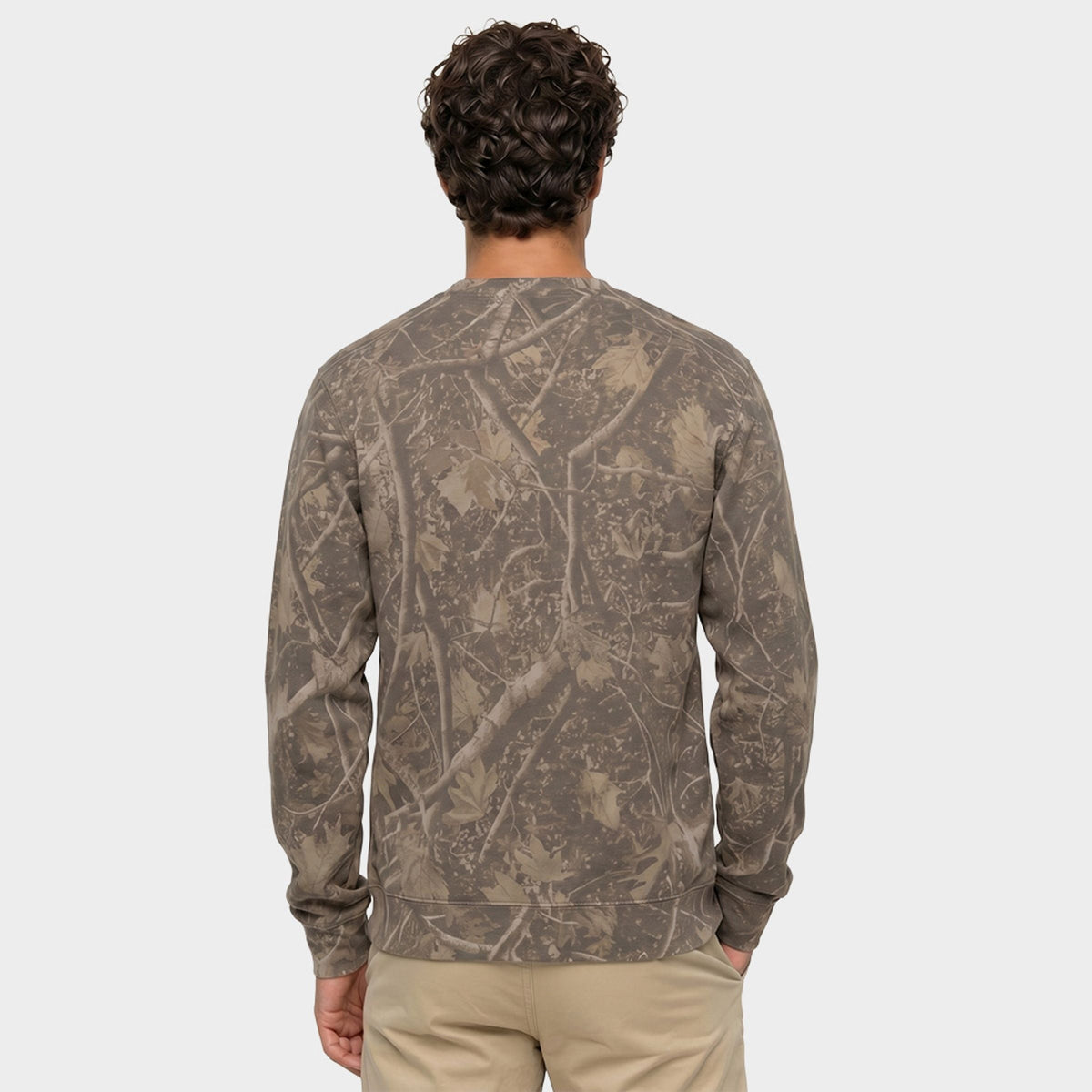 Ride Cowboy Arched - Men's Camo Sweatshirt