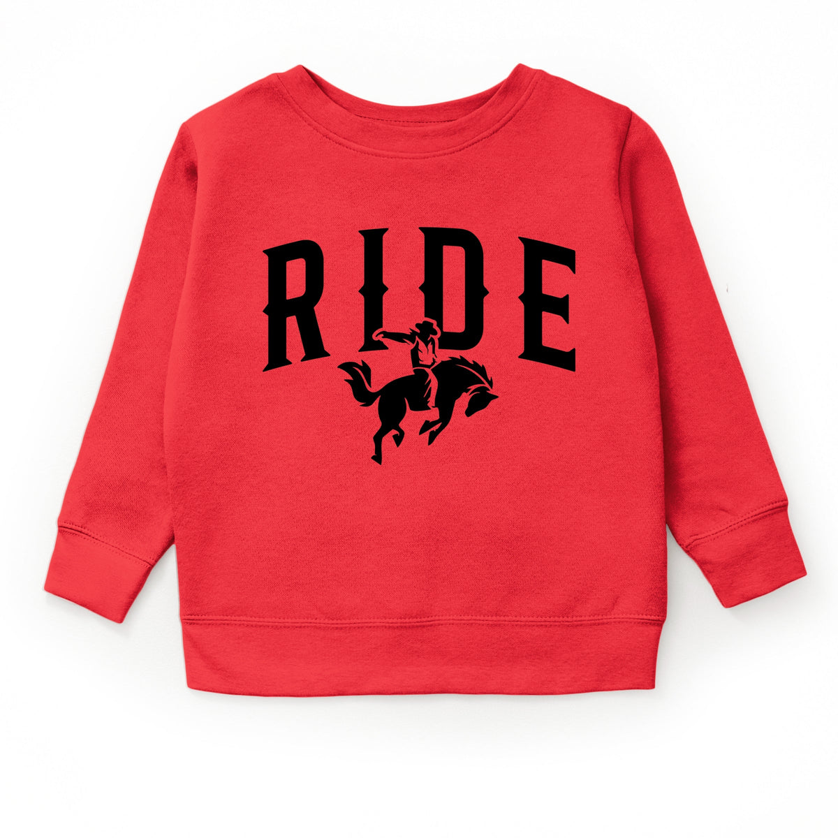 Ride Cowboy Arched - Youth Graphic Sweatshirt