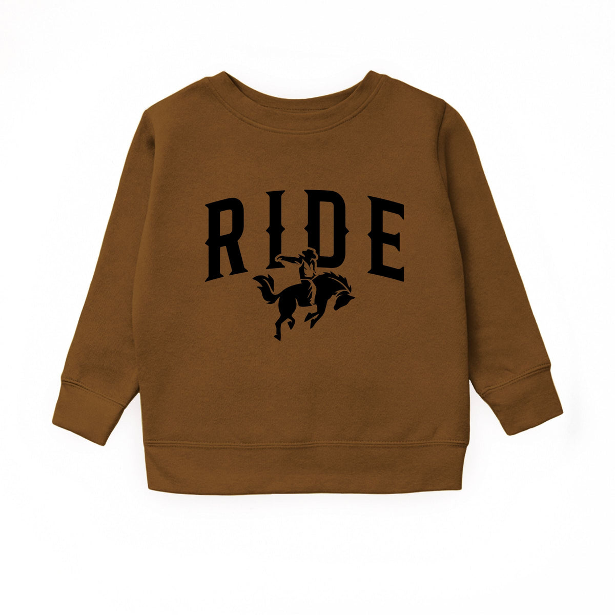 Ride Cowboy Arched - Youth Graphic Sweatshirt