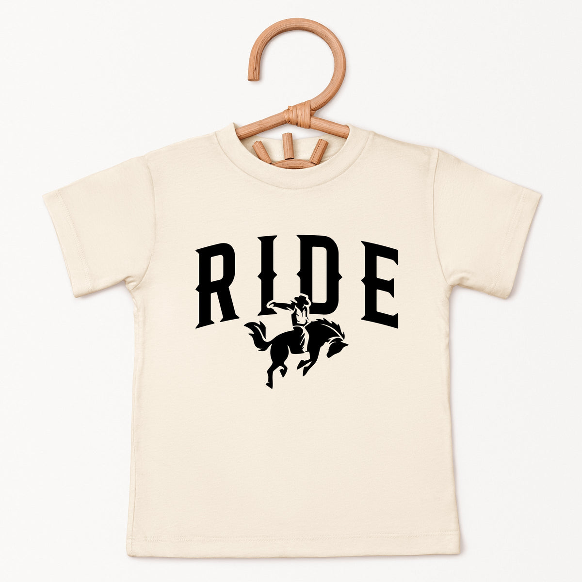 Ride Cowboy Arched - Toddler Short Sleeve Graphic T-Shirt