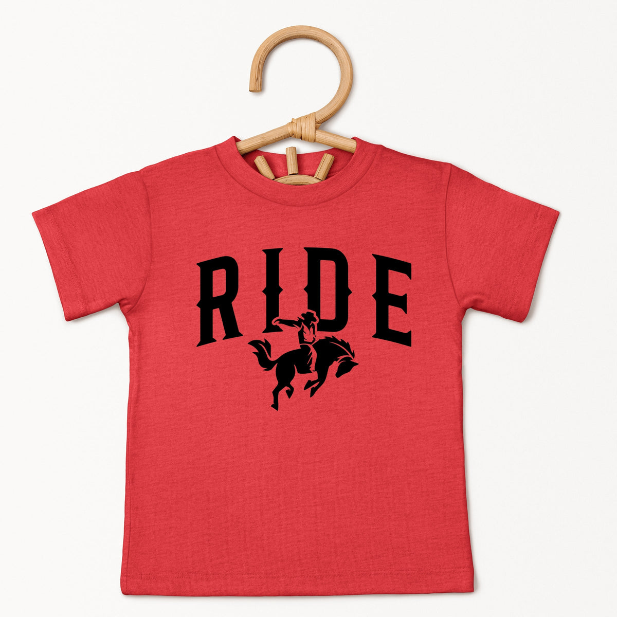Ride Cowboy Arched - Toddler Short Sleeve Graphic T-Shirt