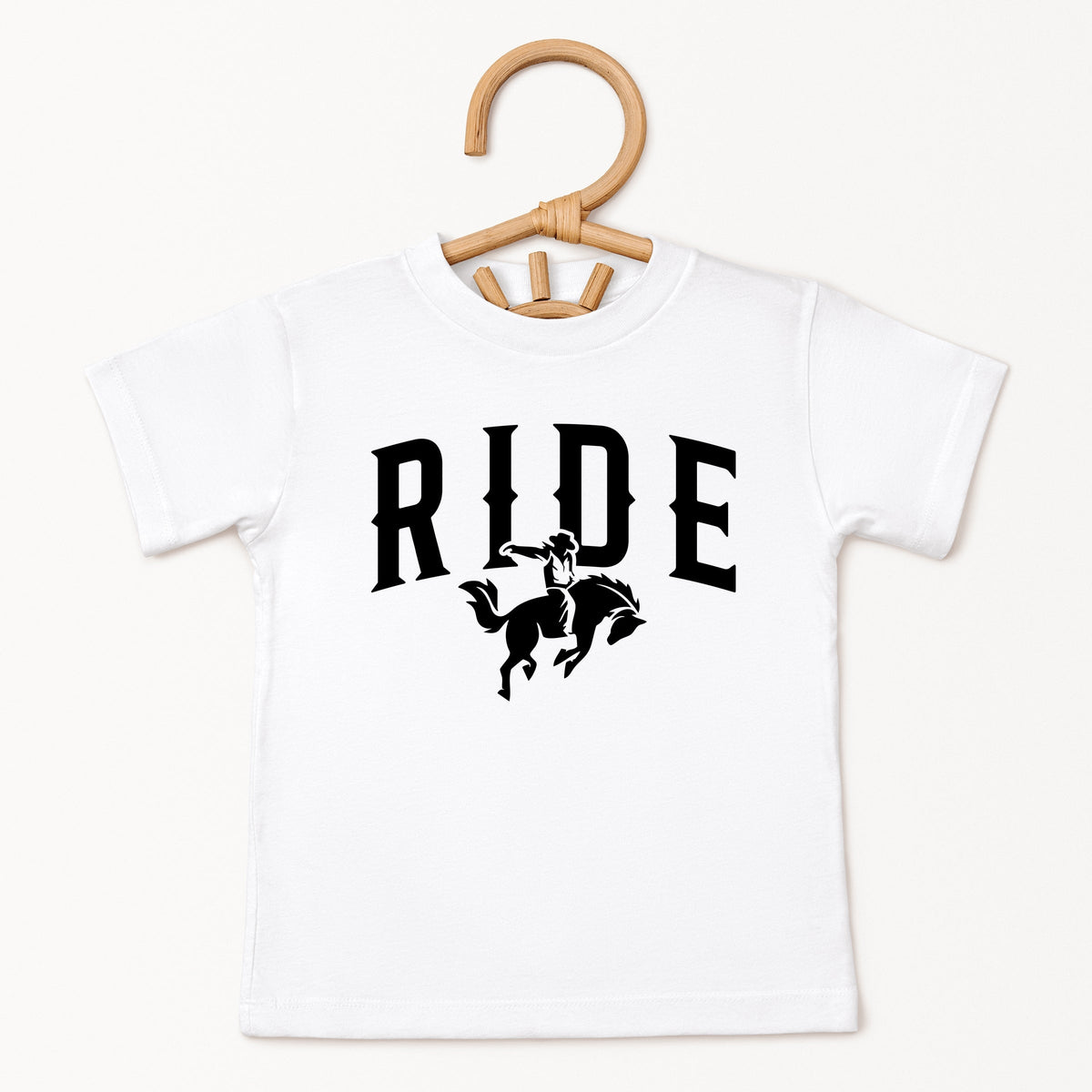 Ride Cowboy Arched - Toddler Short Sleeve Graphic T-Shirt