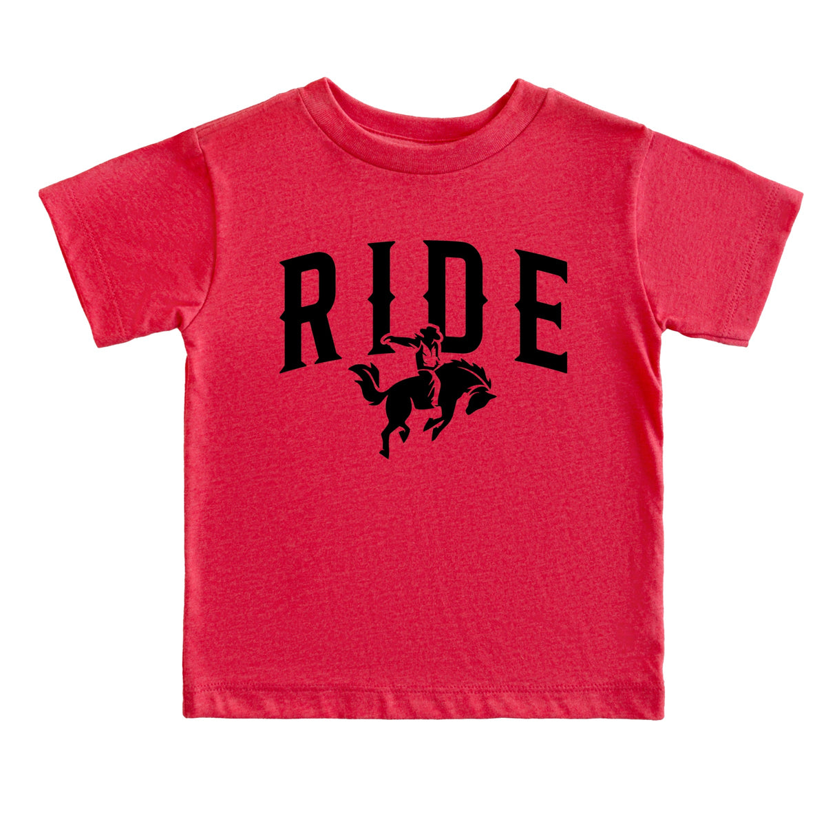 Ride Cowboy Arched - Toddler Short Sleeve Graphic T-Shirt