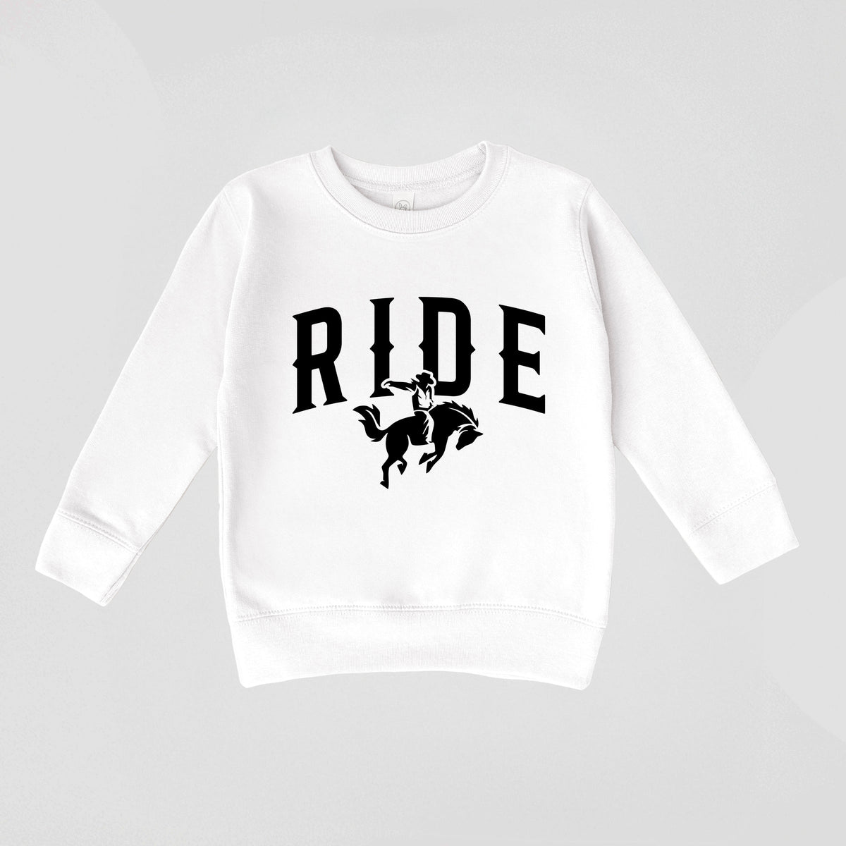 Ride Cowboy Arched - Toddler Graphic Sweatshirt
